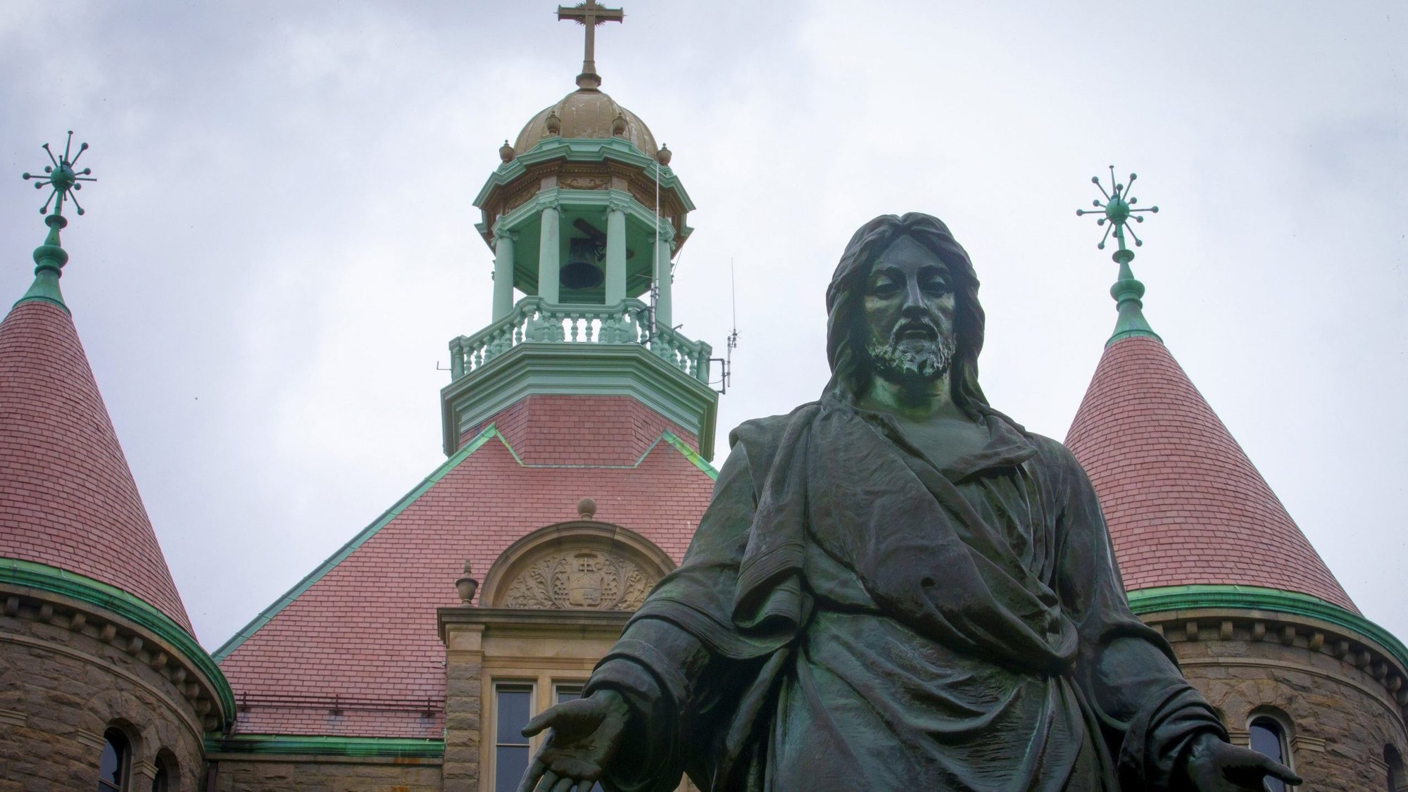 A statue of St. Joseph is visible May 1, 2019, at St. Joseph's Seminary in Yonkers, N.Y. In a Dec. 8 apostolic letter, Pope Francis proclaimed a yearlong celebration dedicated to St. Joseph, foster father of Jesus. (CNS photo/Chaz Muth)
