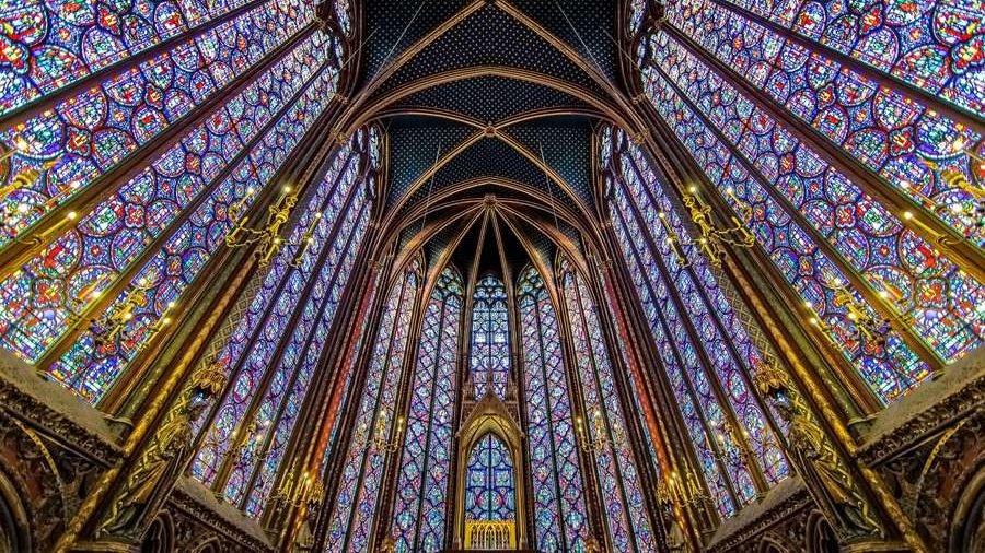 Sainte-Chapelle, the 13th-century chapel built by French King Louis IX to house Christ's crown of thorns. (Chris Chabot/Flickr, CC BY-NC 2.0 via CNA)