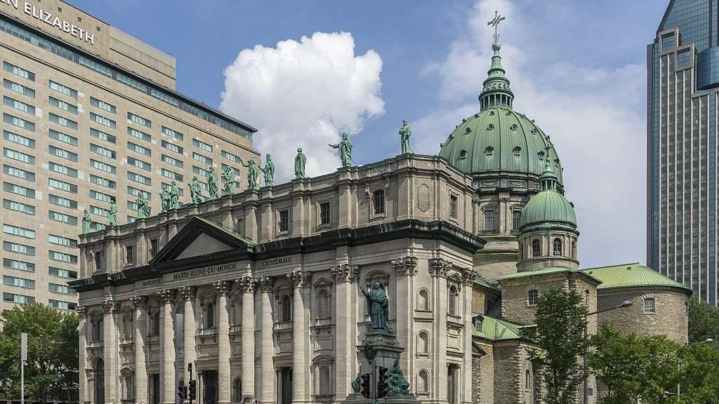 Mary, Queen of the World Cathedral in Montreal, Canada. (Thomas Ledl/Wikimedia, CC BY-SA 4.0 via CNA)
