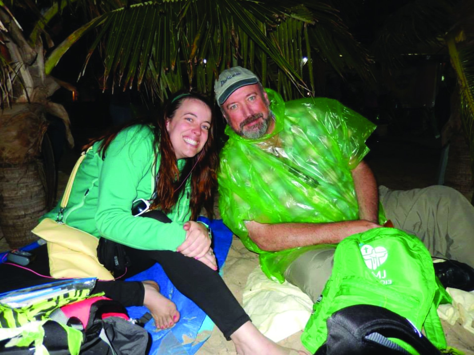 Patty Breen with her father at World Youth Day in Rio de Janeiro, Brazil, in 2013. (Courtesy Patty Breen)