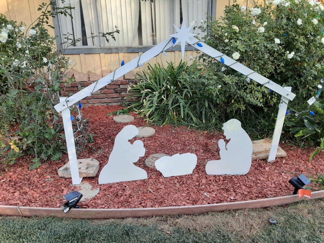 Robert Brennan's handmade Nativity scene. (Courtesy Robert Brennan)