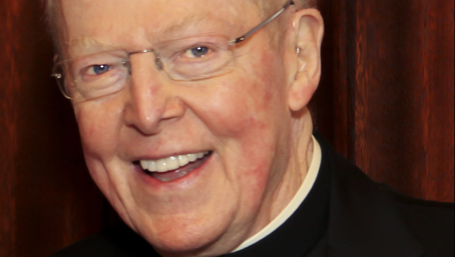 Jesuit Father Leo O'Donovan is seen in this 2018 file photo. (CNS photo/Celia Rogge, courtesy JRS)