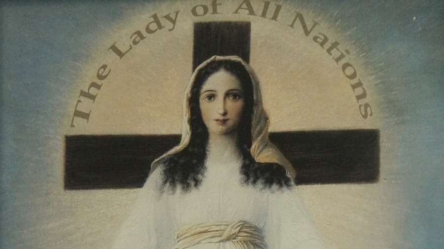 A detail from a painting depicting the Lady of All Nations. (Judgefloro/Wikipedia, CC BY-SA 4.0 via CNA)