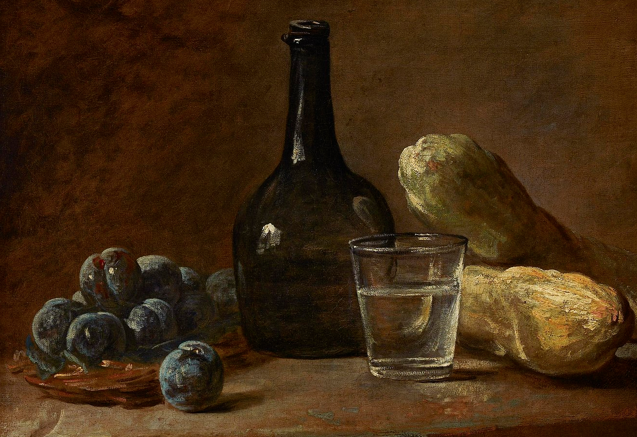 "Still Life with Plums," circa 1730, by Jean-Baptiste-Siméon Chardin. (The Frick Collection/Wikimedia Commons)