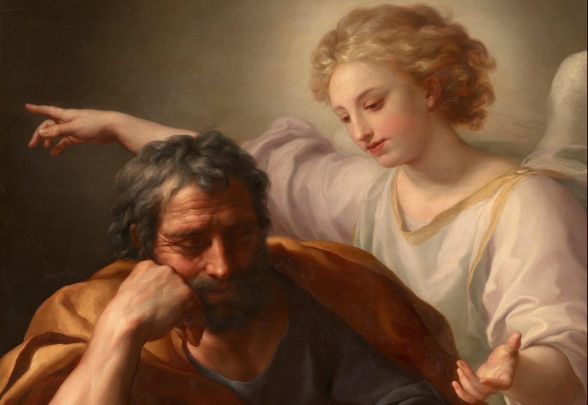 “The Dream of St. Joseph,” by Anton Raphael Mengs, 1728-1779. (Wikimedia Commons)