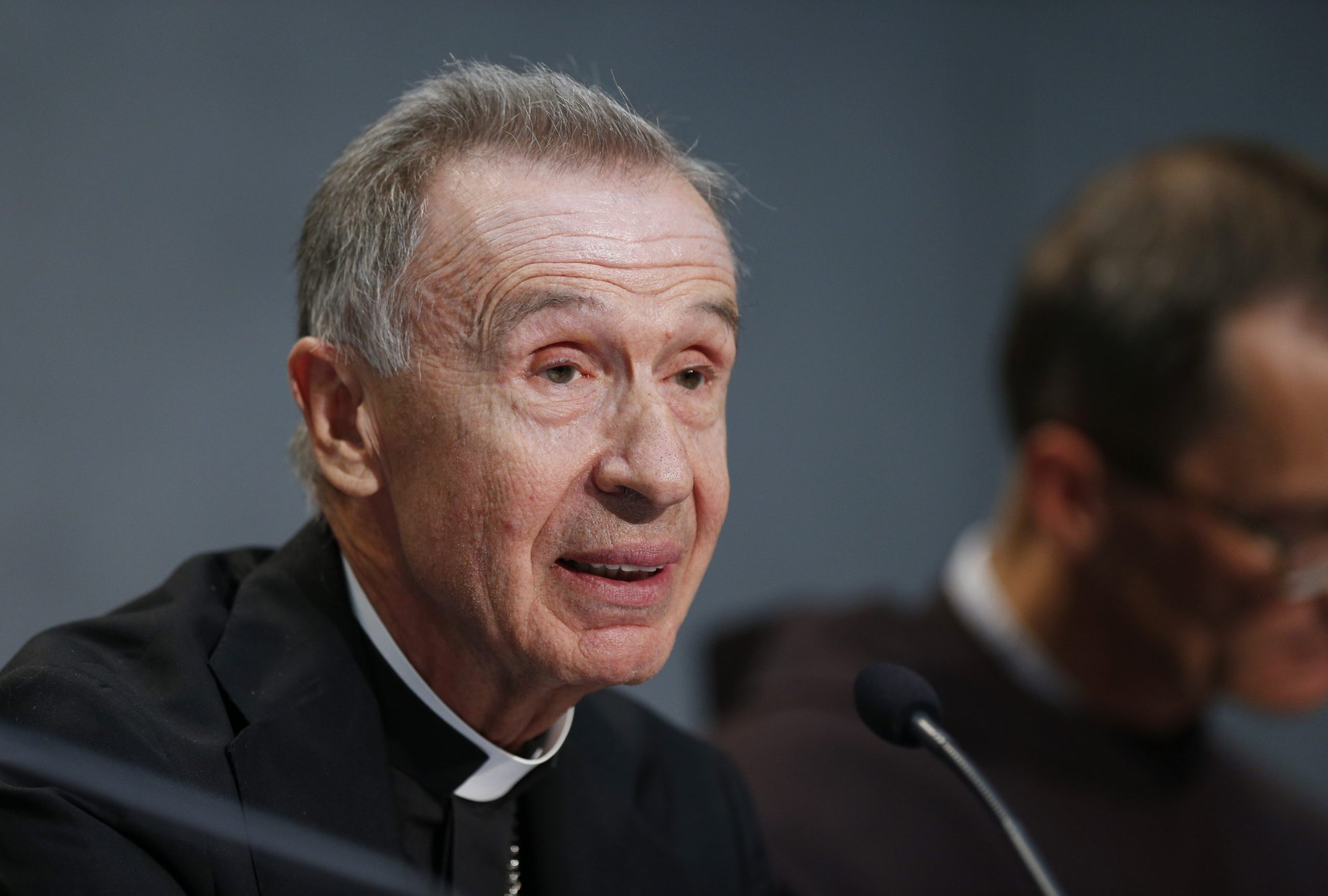 Then-Archbishop Luis Ladaria Ferrer in 2017. (CNS photo/Paul Haring)