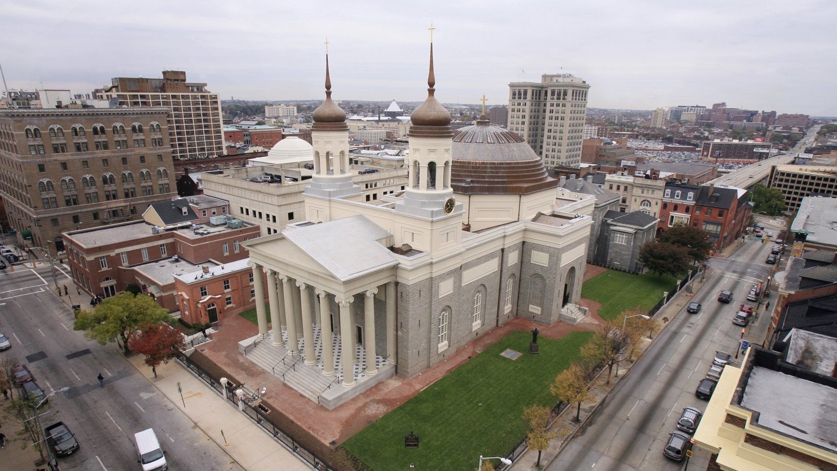 The Basilica of the National Shrine of the Assumption of the Blessed Virgin Mary in Baltimore is seen in this 2006 file photo. (CNS photo/Nancy Wiechec)