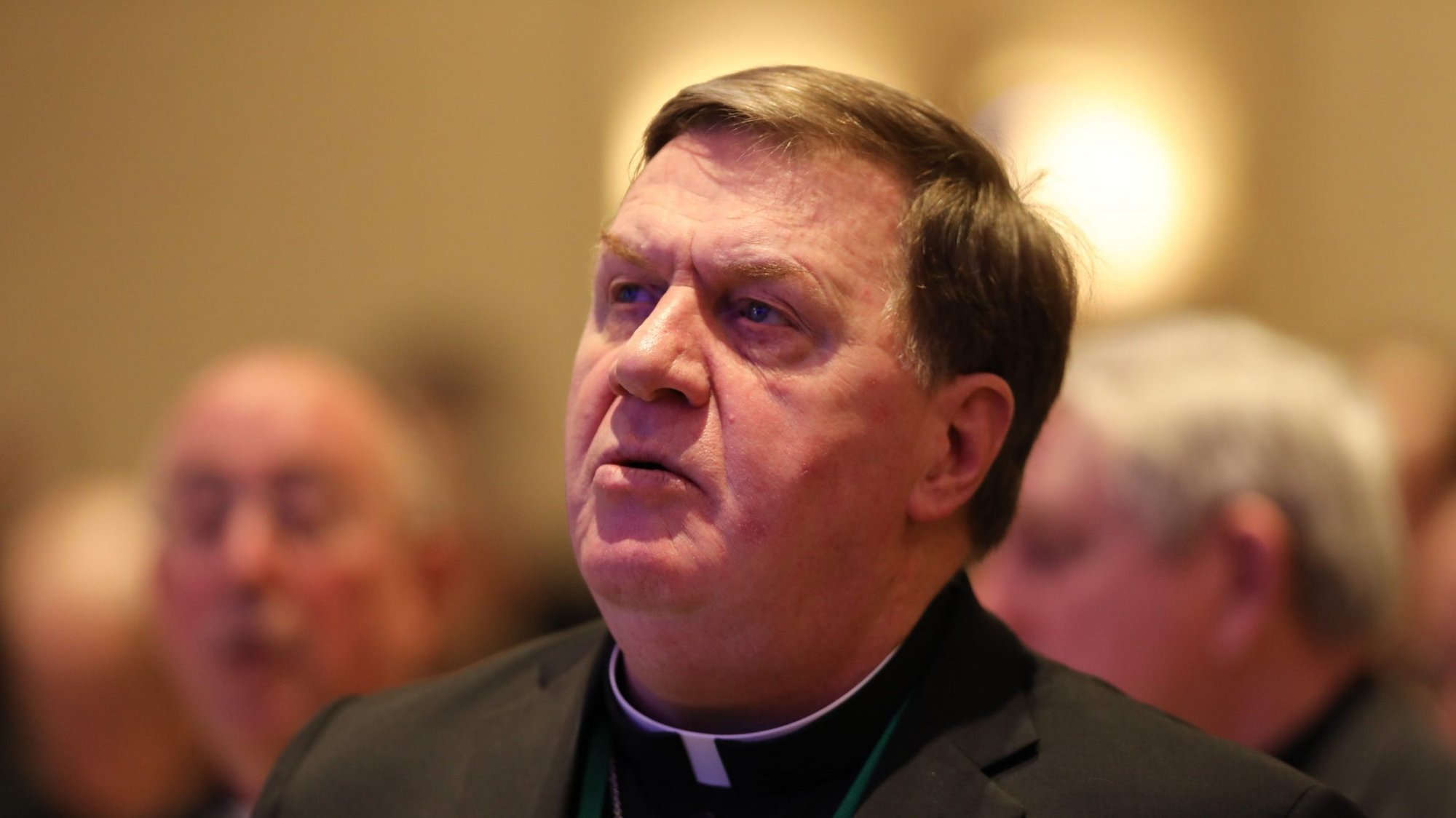 Cardinal Joseph W. Tobin of Newark, N.J., attends the opening prayer during the fall general assembly of the U.S. Conference of Catholic Bishops in Baltimore in this Nov. 12, 2018, file photo. Pope Francis has named Cardinal Tobin to be among the 12 members of the Apostolic Signature, the Vatican's highest court. (CNS photo/Bob Roller)