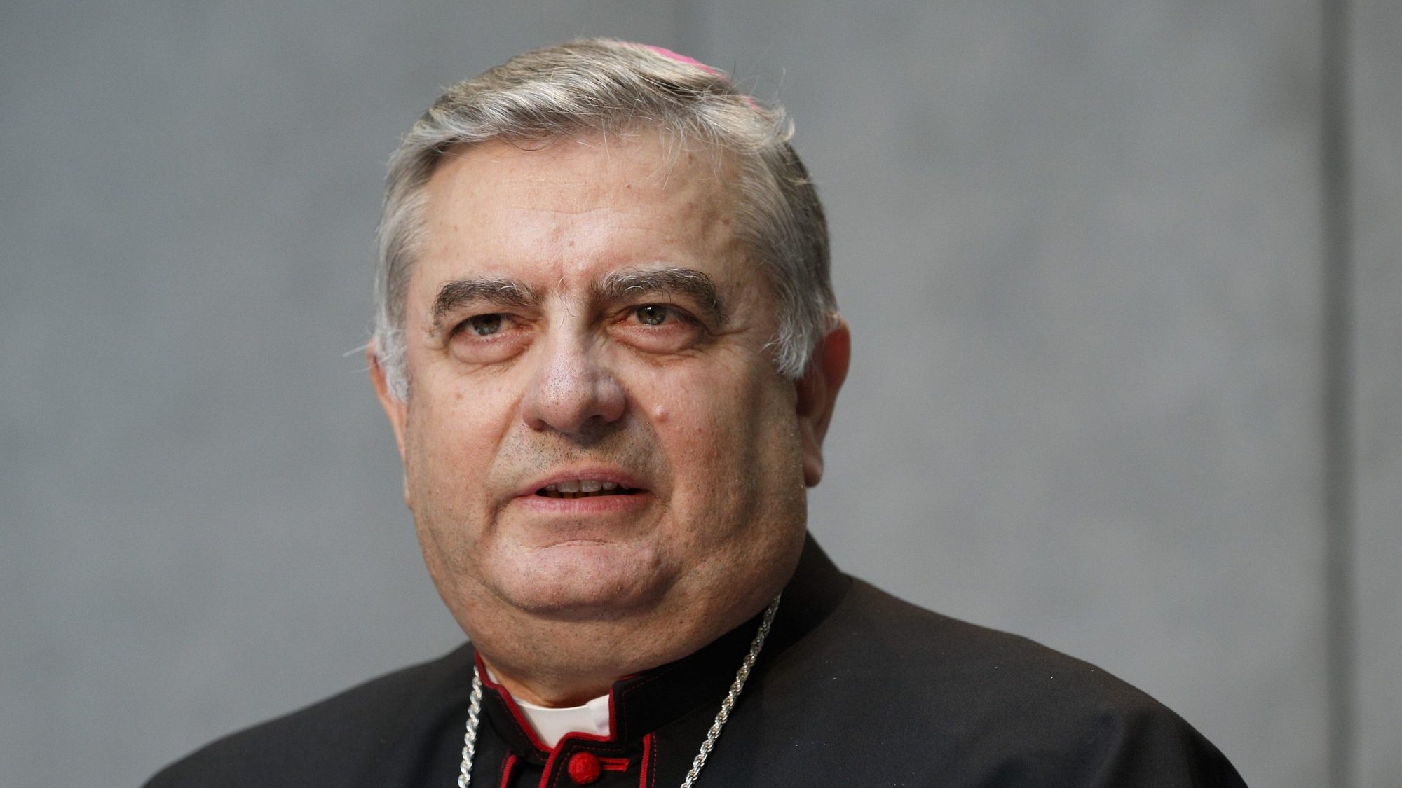 Archbishop José Rodríguez Carballo, secretary of the Vatican Congregation for Institutes of Consecrated Life and Societies of Apostolic Life, attends a news conference at the Vatican July 22, 2016. (CNS photo/Paul Haring)