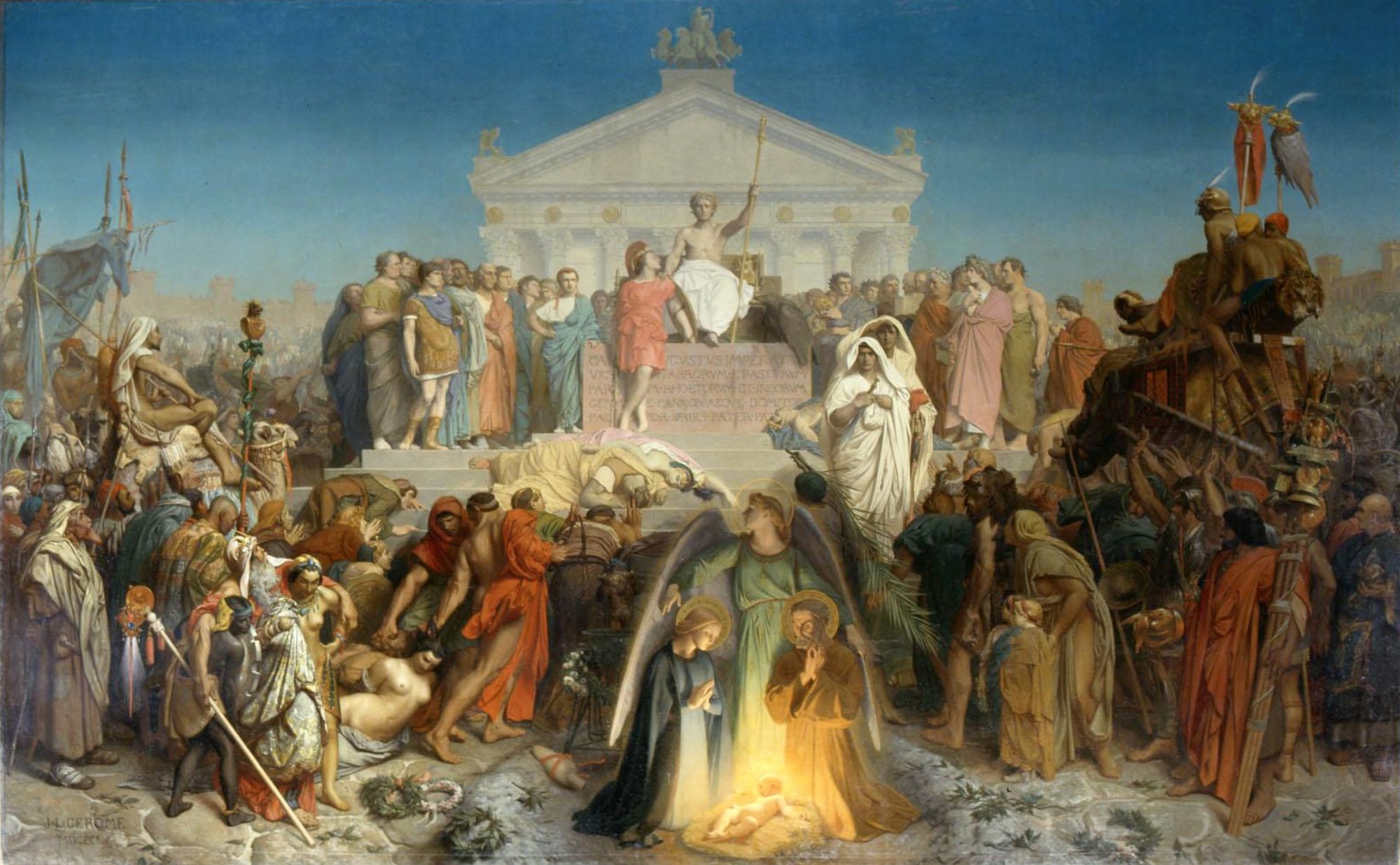 "The Age of Augustus, the Birth of Christ," by Jean-Leon Gerome, 1852-54. (Everett Collection/Shutterstock)