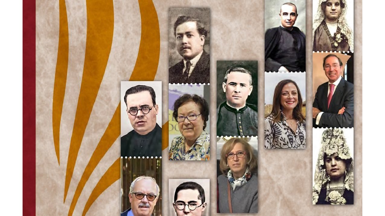 This is the cover of the Oct. 10, 2021, edition of "Iglesia en Córdoba." It features relatives of some of the more than 100 victims of Spain's 1936-1939 civil war who moved a step closer to sainthood after being beatified as martyrs for the faith Oct. 16, and some of their relatives. (CNS photo/courtesy Iglesia en Córdoba)