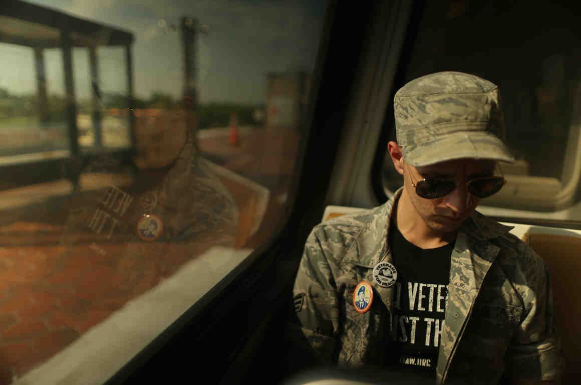 Daniel in "National Bird." (Ten Forward Films via Rotten Tomatoes)
