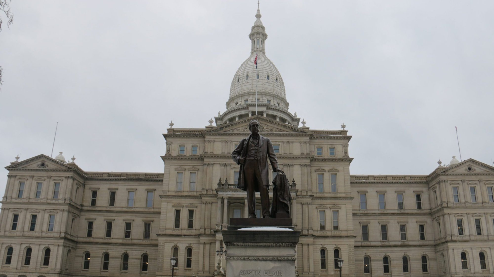 The Michigan State Capitol is seen in Lansing Nov. 30, 2021. (CNS photo/Dan Meloy, Detroit Catholic)