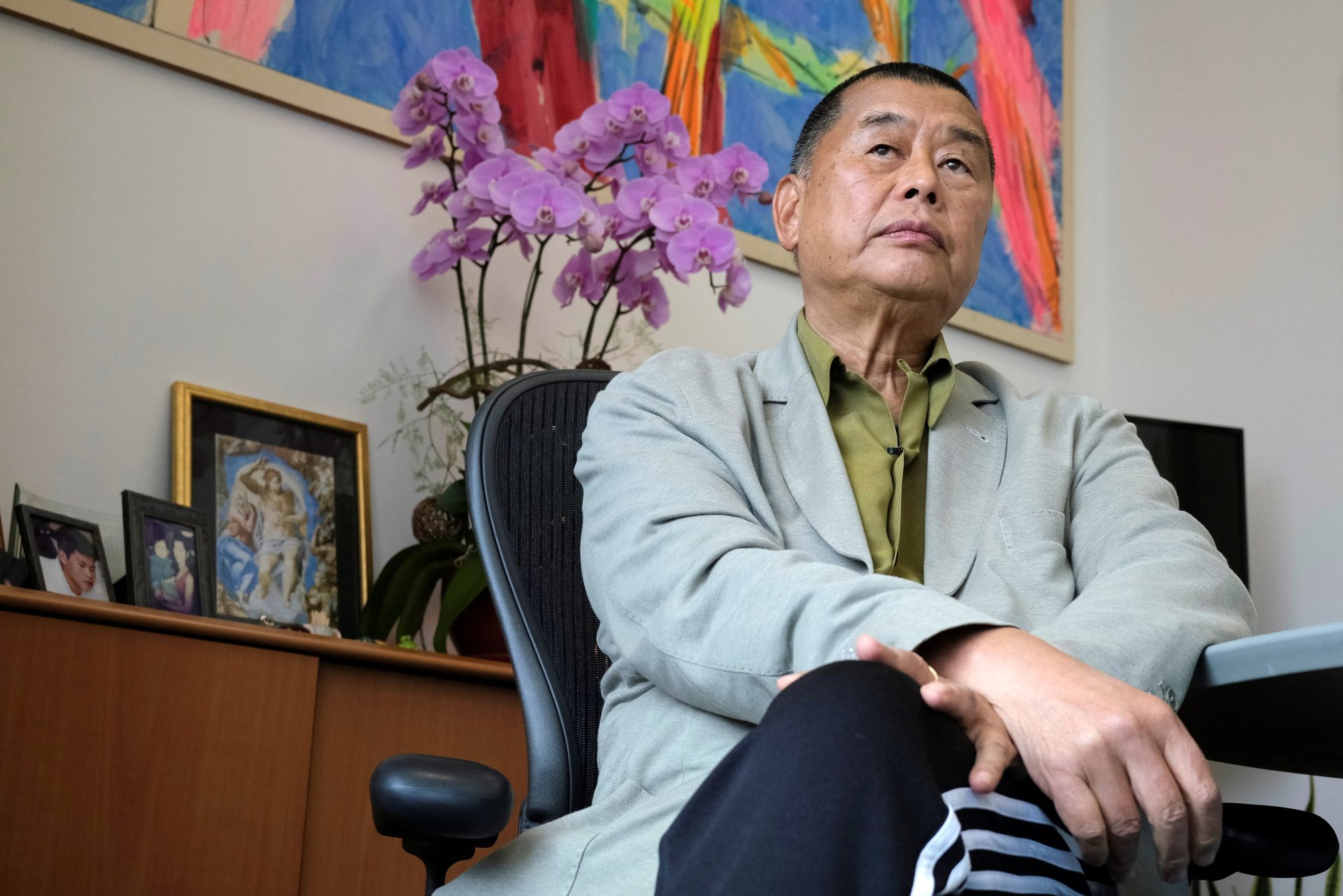 Catholic media tycoon and philanthropist Jimmy Lai is pictured in Hong Kong May 29, 2020. An international coalition of Christian leaders has asked for the release of Lai and other imprisoned activists as part of a Chinese New Year amnesty. (CNS photo/Tyrone Siu, Reuters)