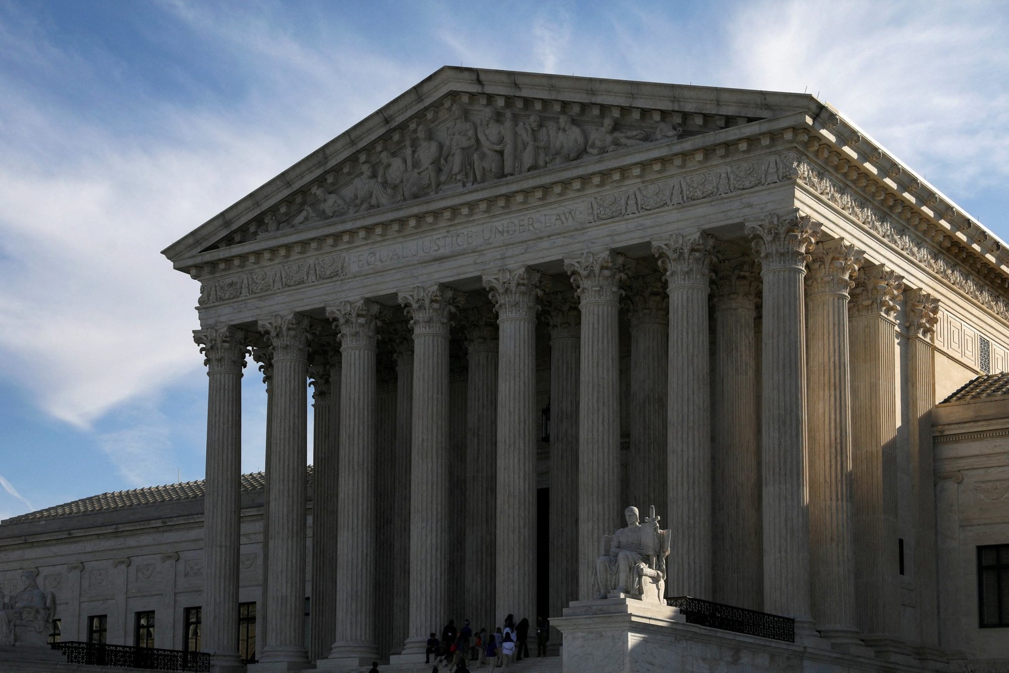 The Supreme Court is seen in Washington March 15, 2022. The justices in an 8-1 decision March 24 ruled in favor of a Texas death-row inmate prisoner John Ramirez, who wanted his pastor to pray aloud over him and place his hands on him in the execution chamber. Ramirez's execution was supposed to take place in September 2021 but it was stayed and a new date has not yet been set. (CNS photo/Emily Elconin, Reuters)