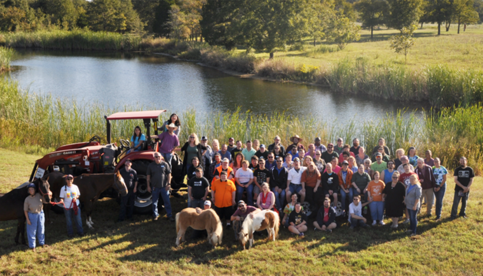 Campers at Down Home Ranch. (Courtesy of Down Home Ranch)