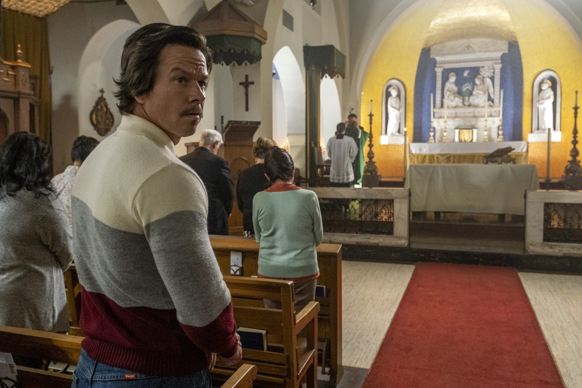 Mark Wahlberg stars in a scene from the movie "Father Stu." (CNS photo/Karen Ballard, Columbia Pictures)