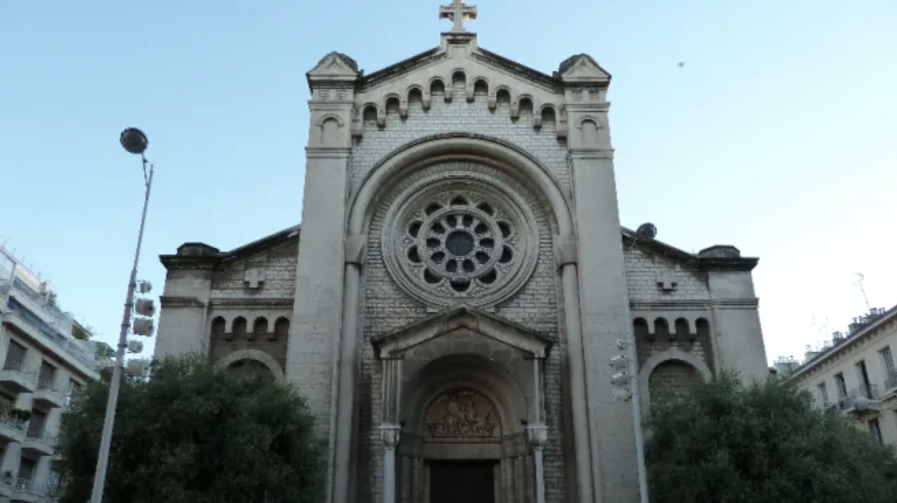 Saint-Pierre d’Arene church in Nice, southeastern France. (Jesmar/Wikimedia, CC BY-SA 3.0 via CNA)