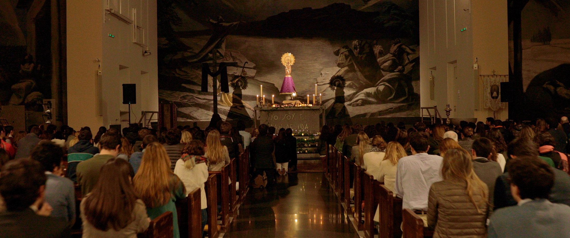 This is a scene from the new documentary "Alive," which tells the stories of five people changed by their encounter with the real presence of Christ in the Eucharist during Holy Hour. The film, made in Spain by Bosco and Hakuna Films, opens across the U.S. for one night only April 25, 2022. (Courtesy Bosco Films)