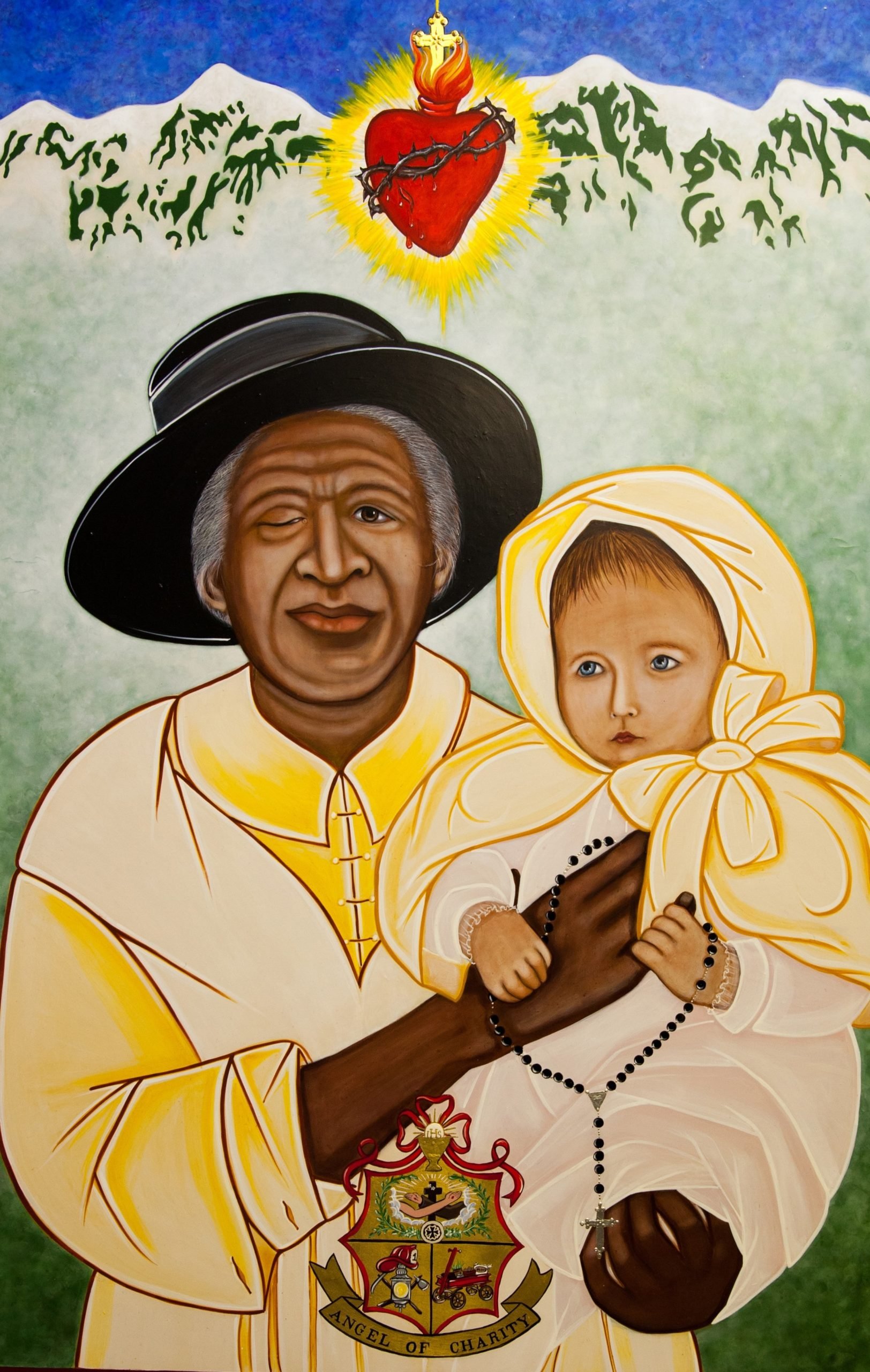 This image of Julia Greeley, a former slave who lived in Colorado, was created by iconographer Vivian Imbruglia, who was commission to do the painting by the Archdiocese of Denver. Greeley's sainthood cause is before the Vatican. (CNS photo/iconographer Vivian Imbruglia, courtesy Archdiocese of Denver)