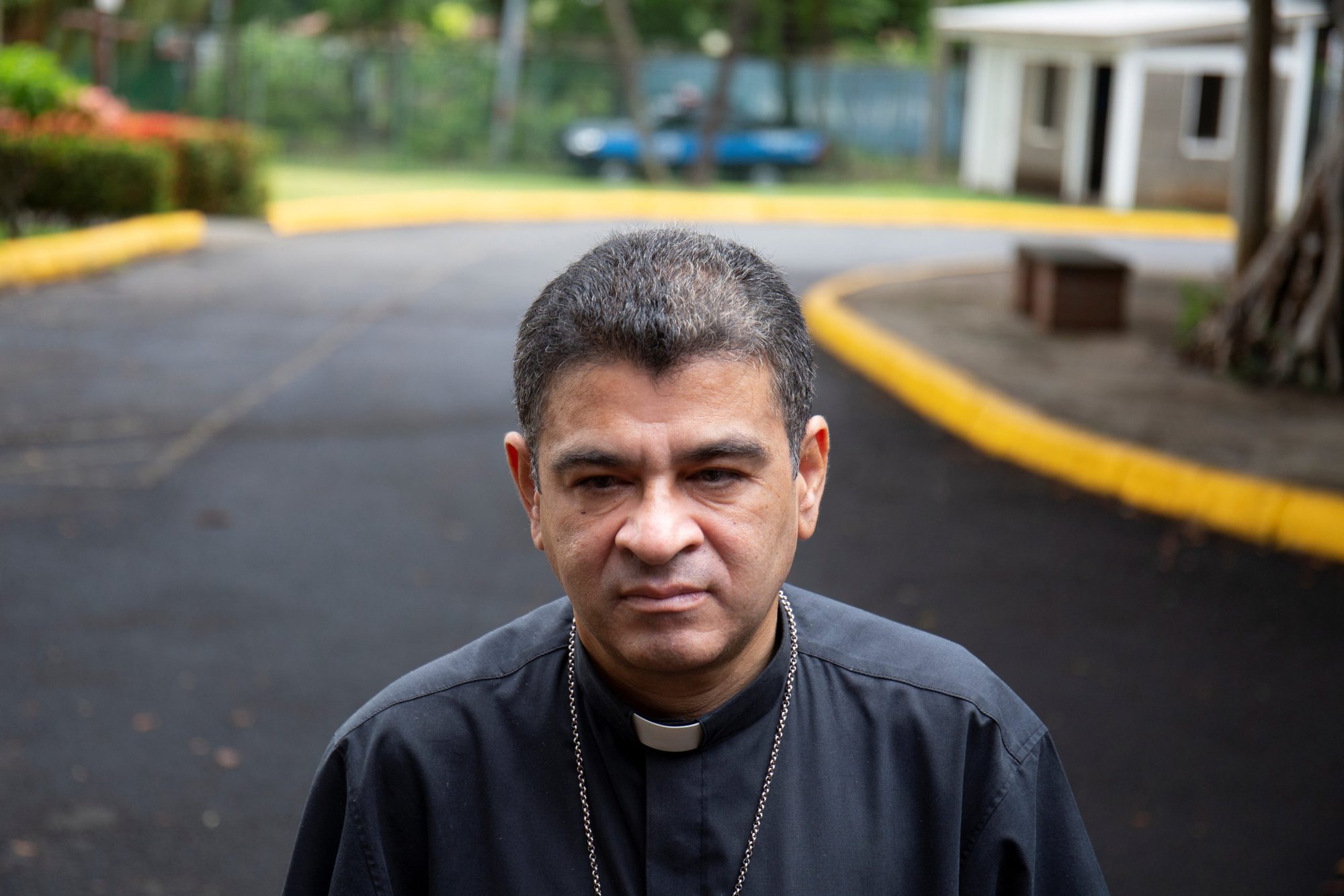 Bishop Rolando José Álvarez of Matagalpa, Nicaragua, is pictured in Managua May 20, 2022. (CNS photo/Maynor Valenzuela, Reuters)