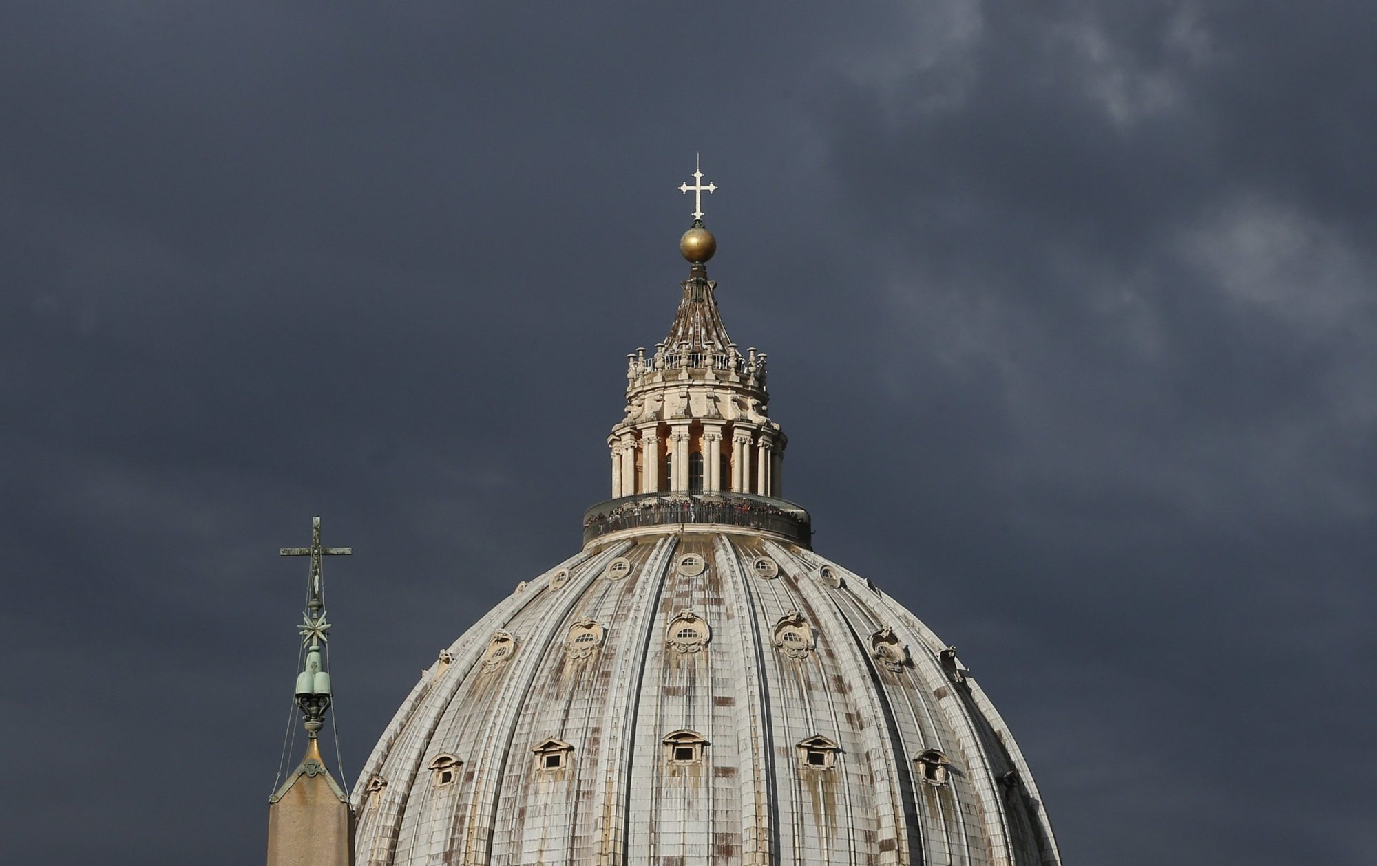 The dome of St. Peter's Basilica is seen at the Vatican in this Oct. 9, 2017, file photo. (CNS photo/Paul Haring)