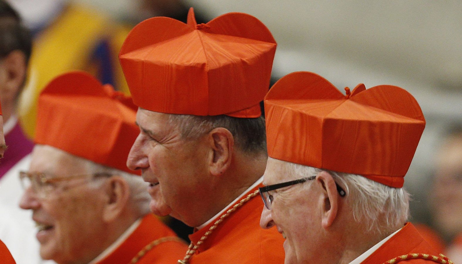Cardinal Roger M. Mahony, retired archbishop of Los Angeles, after the creation of 20 new cardinals in St. Peter's Basilica at the Vatican Aug. 27, 2022. (CNS photo/Paul Haring)