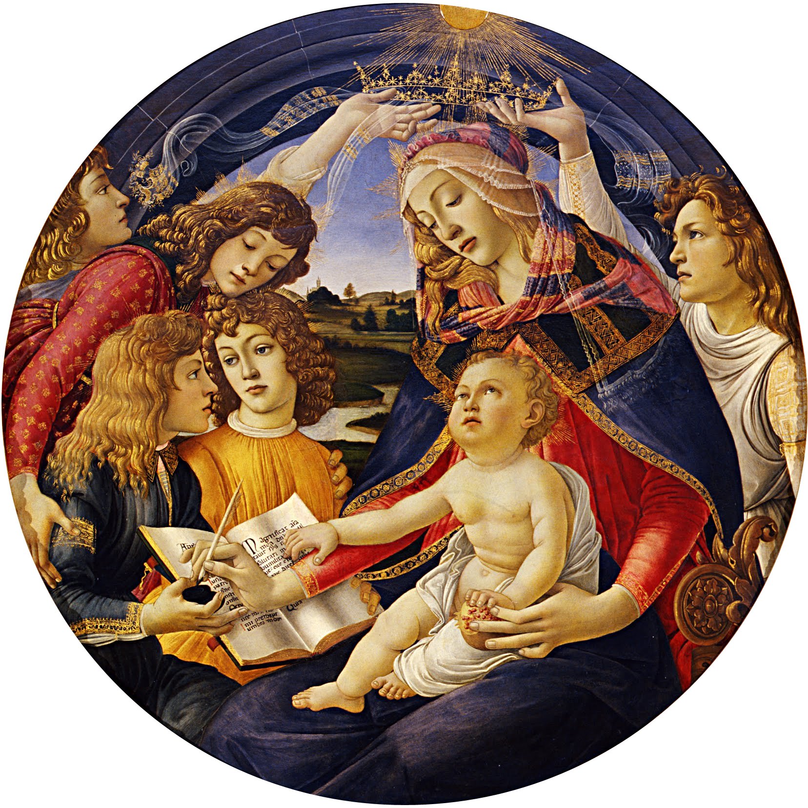 "Madonna and Child." Sandro Botticelli. (Wikipedia)