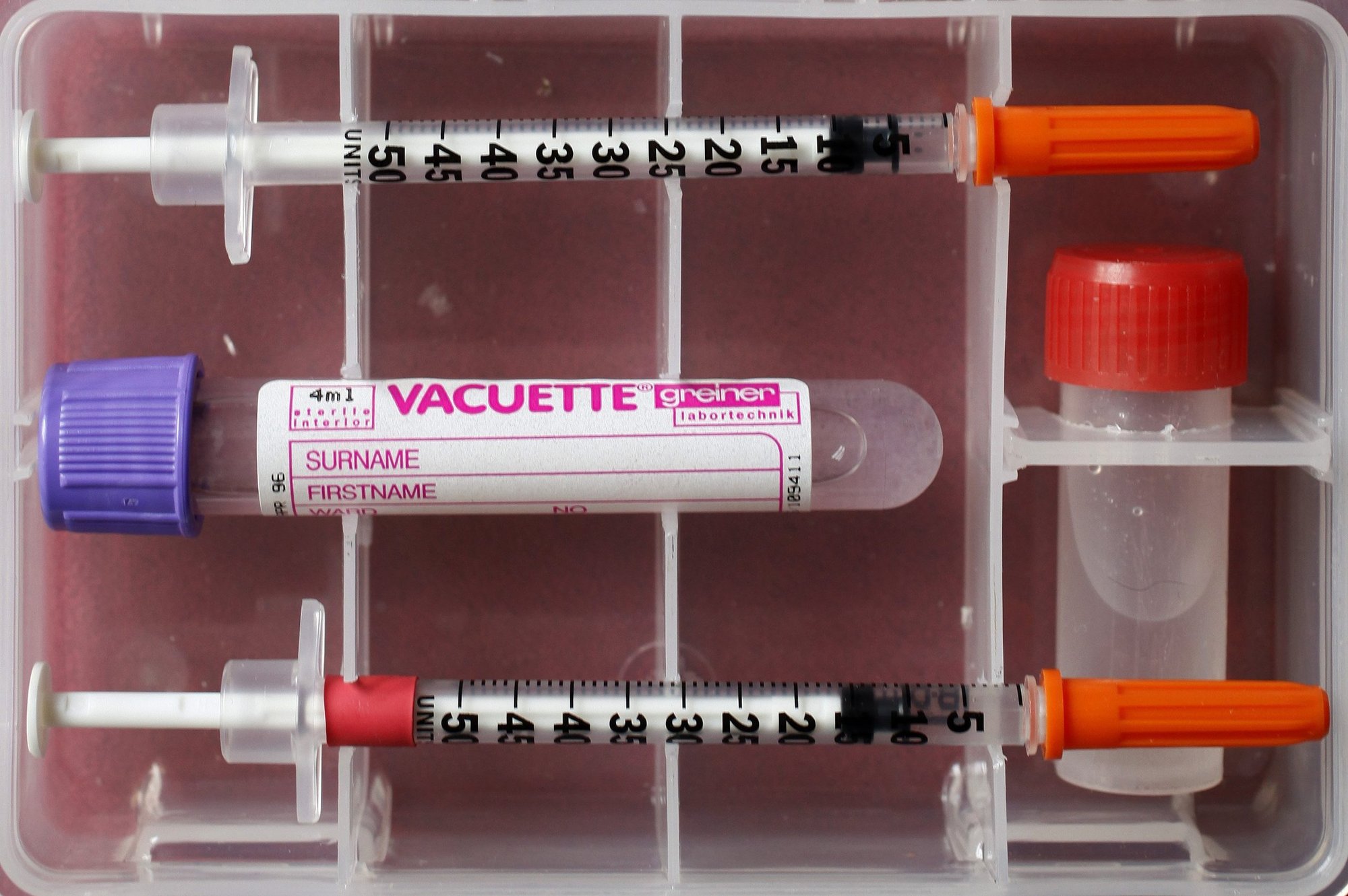 A file photo shows a doctor's "suicide kit" in London. Anscombe Bioethics Centre in Oxford, England, has released a new paper that shows the introduction of assisted suicide is invariably followed by increases in all kinds of suicide, particularly among women. (CNS photo/Stefan Wermuth, Reuters)