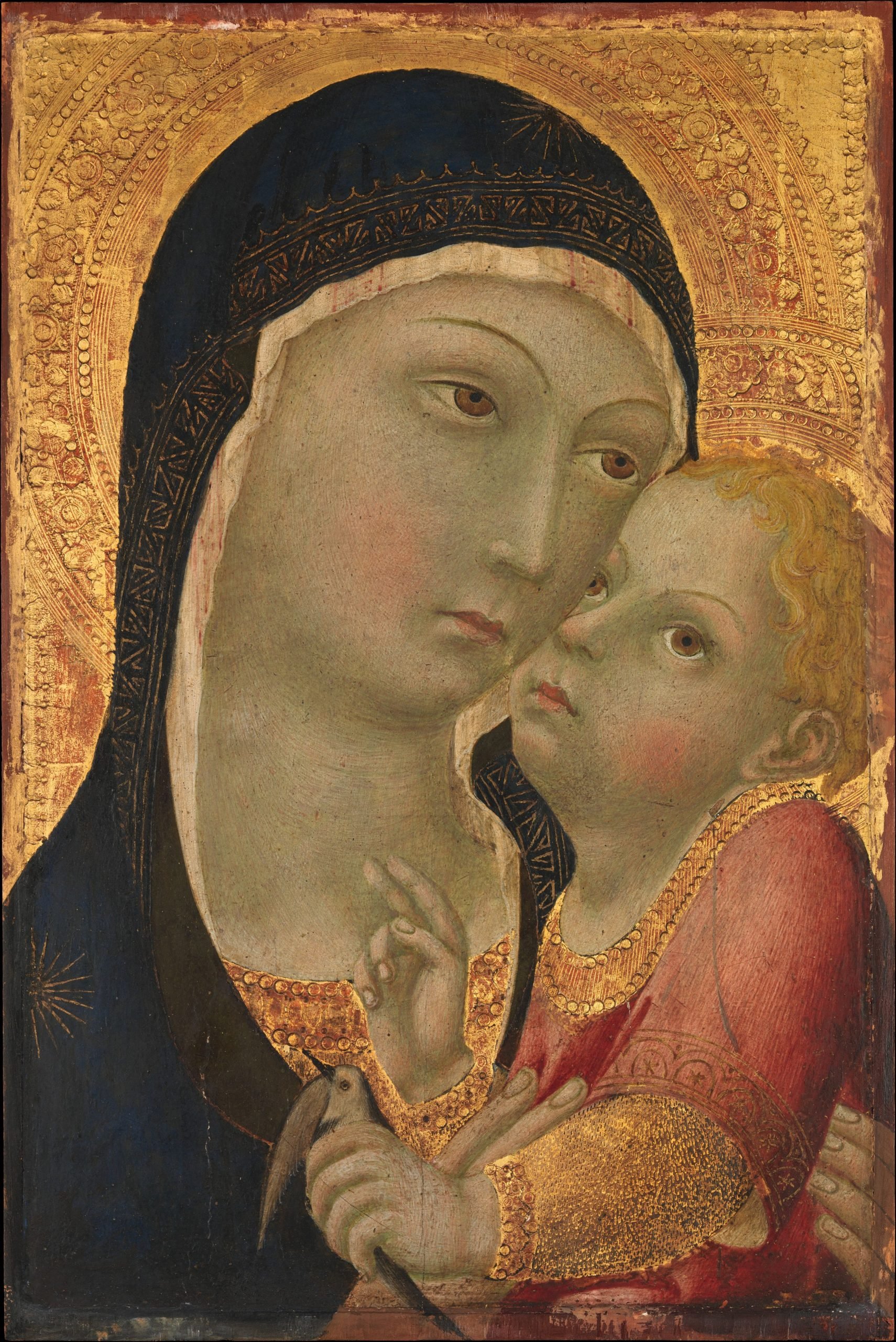 “Madonna and Child,” by Sano di Pietro, 1405-1481, Italian. (Metropolitan Museum of Art)