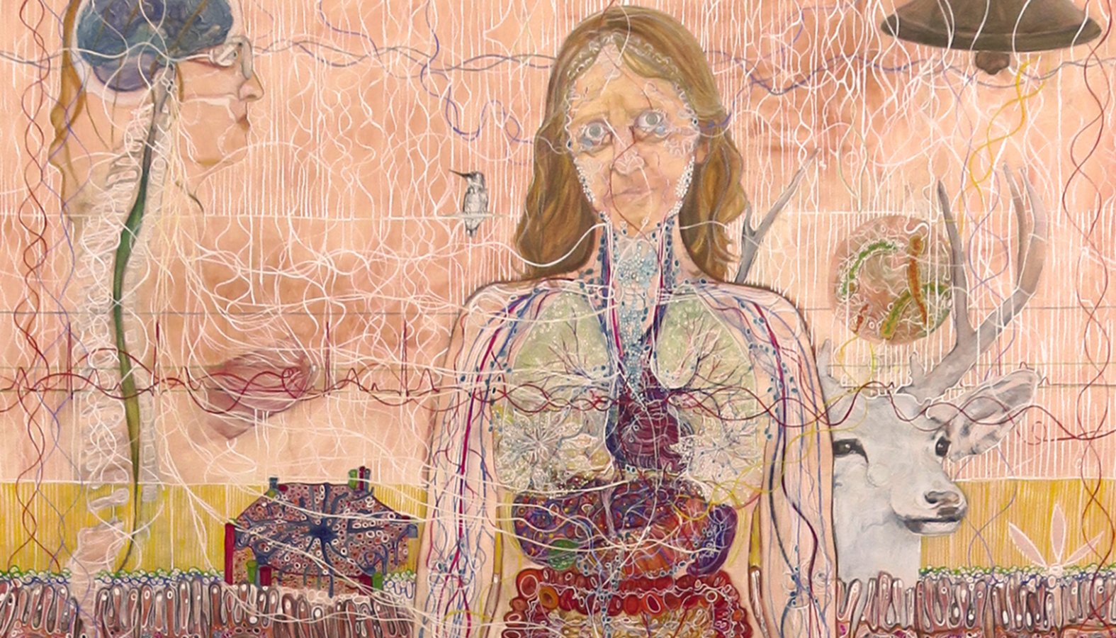 "Portrait of Carolyn, Study of an Ecology," 2021, by Monica Aissa Martinez. (Tucson Museum of Art)