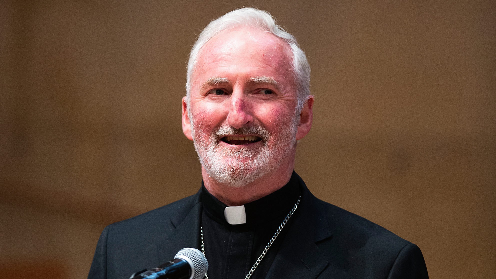 Auxiliary Bishop David O’Connell was murdered in his Hacienda Heights home on Feb. 18. The man suspected in his death, Carlos Medina, 61, pled not guilty during his arraignment on March 22. (Victor Alemán)
