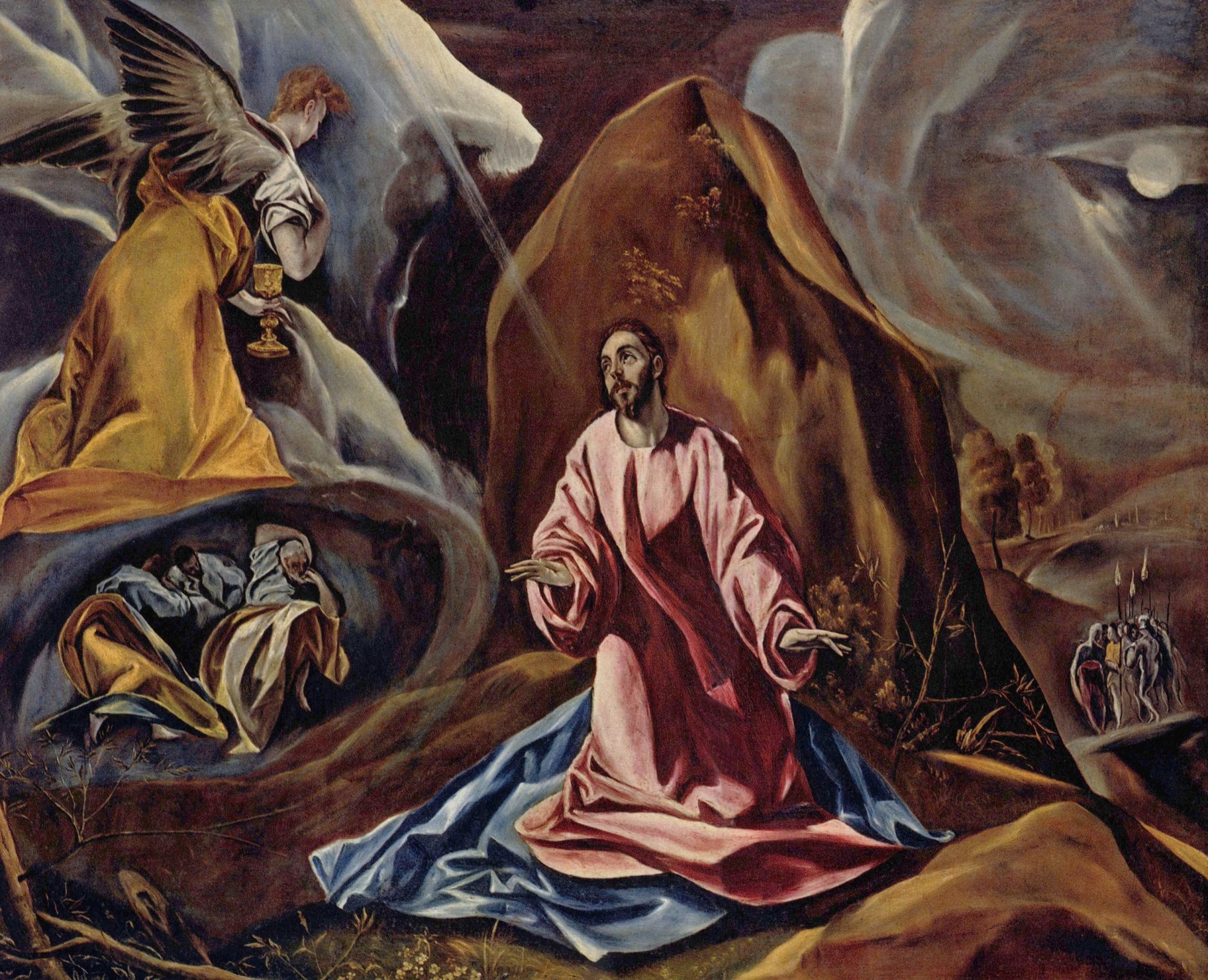 "Agony in the Garden," by El Greco, 1590. (Wikipedia)