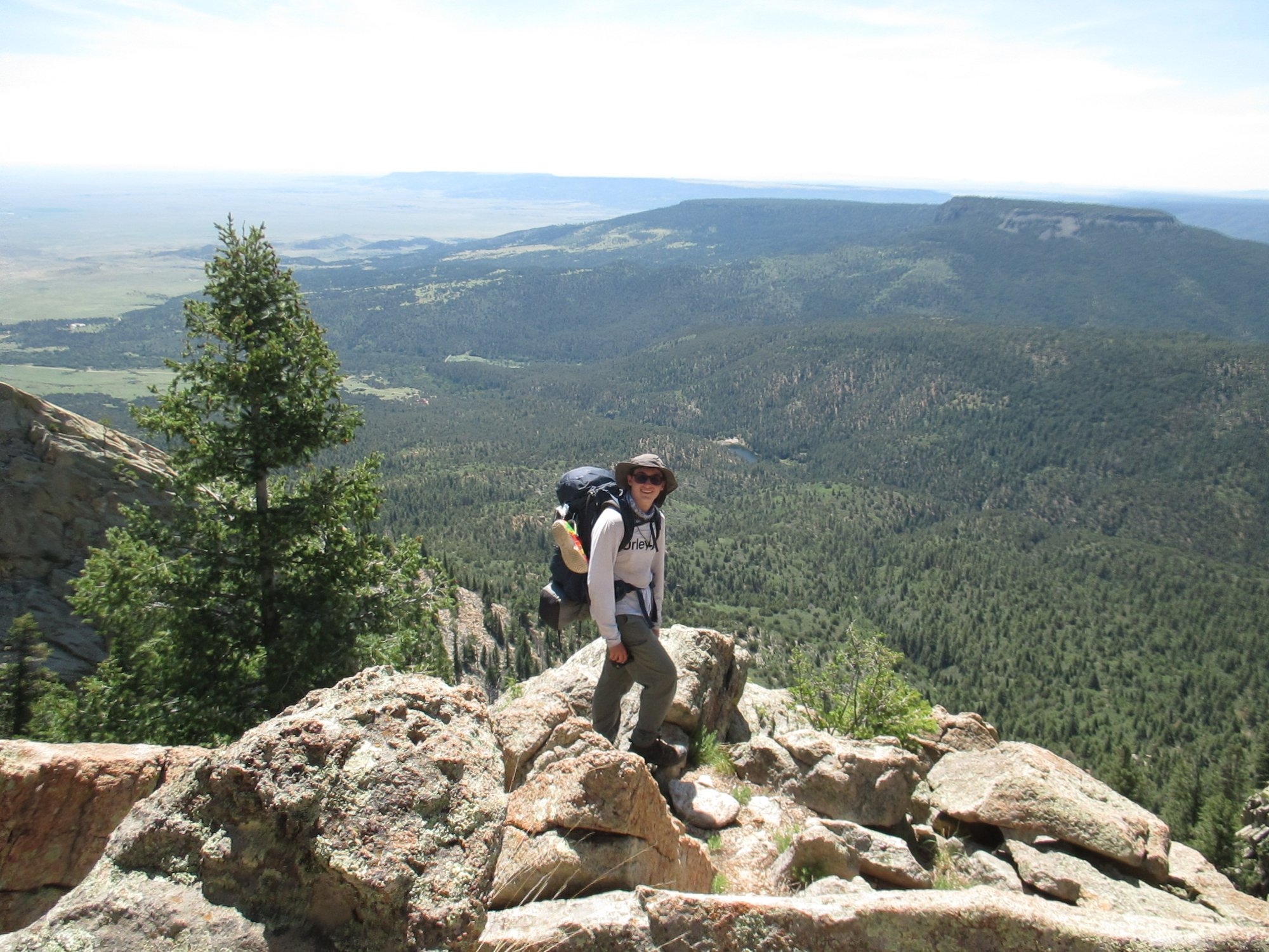Matthew Krzewinski, an Eagle Scout and parishioner at Our Lady of Lourdes Church in Northridge, poses during the 2022 St. George Trek in New Mexico. (Submitted photo)