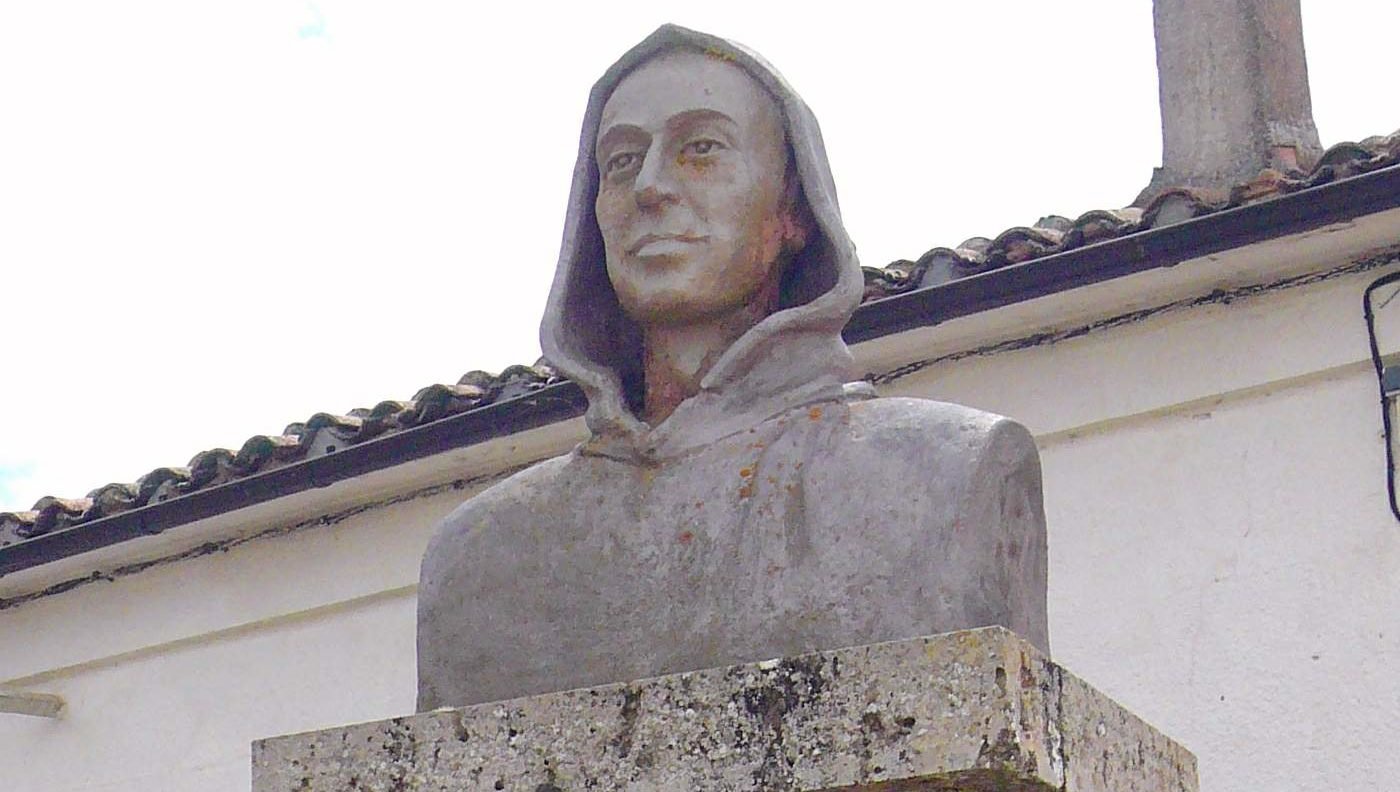 A monument to St. Rafael Arnáiz Barón is displayed in Villasandino, Burgos, in Spain. (Wikimedia Commons)