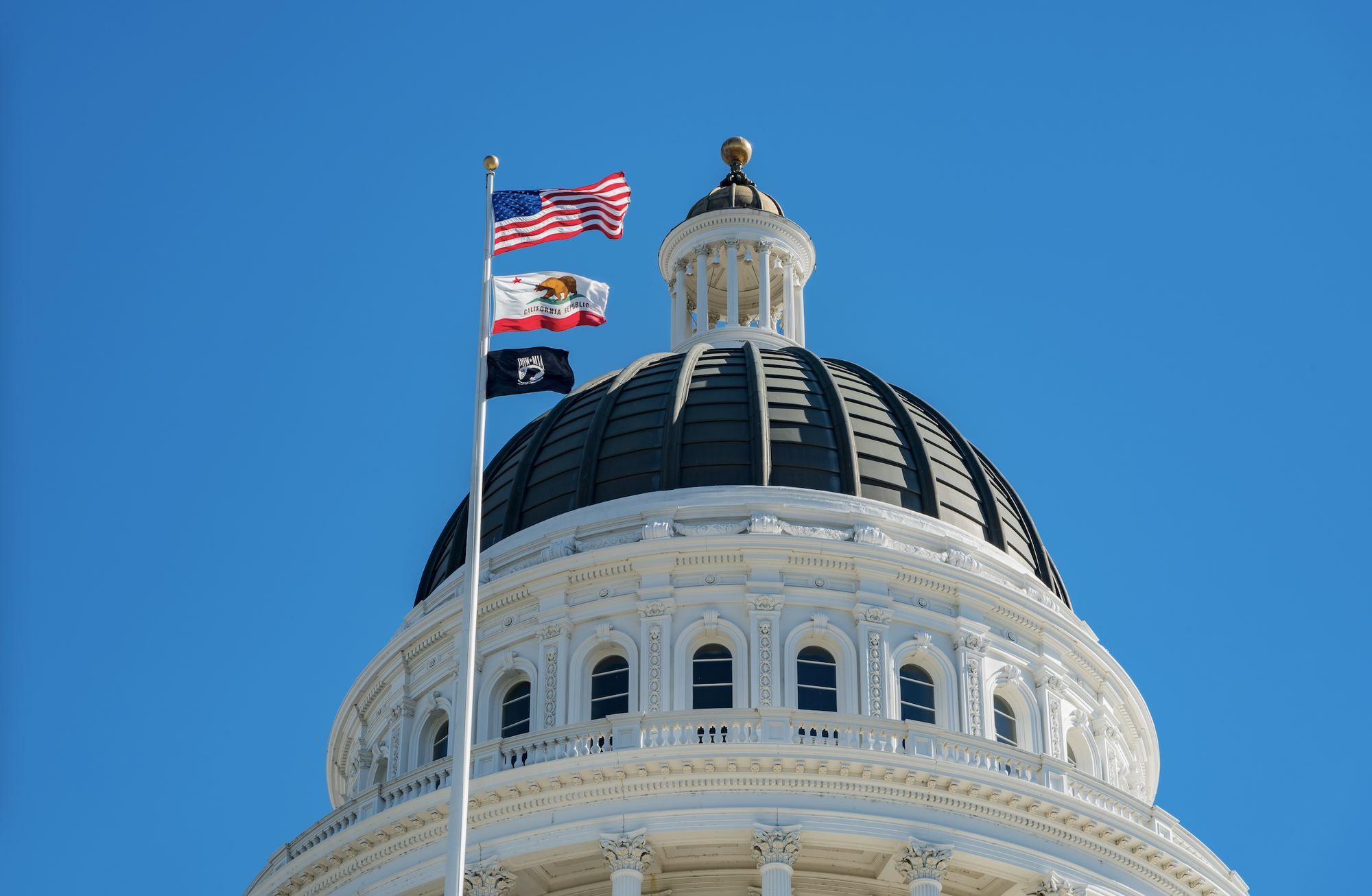 The California State Capitol building. (Shutterstock)