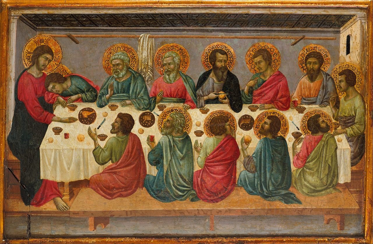 “The Last Supper,” by Ugolino di Nerio, 1280-1330, Italian. (Wikimedia Commons)