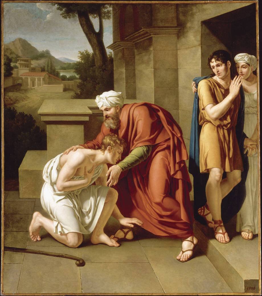 “The Return of the Prodigal Son,” by Julie Ribault, 1789-1851, French. (Wikimedia Commons)