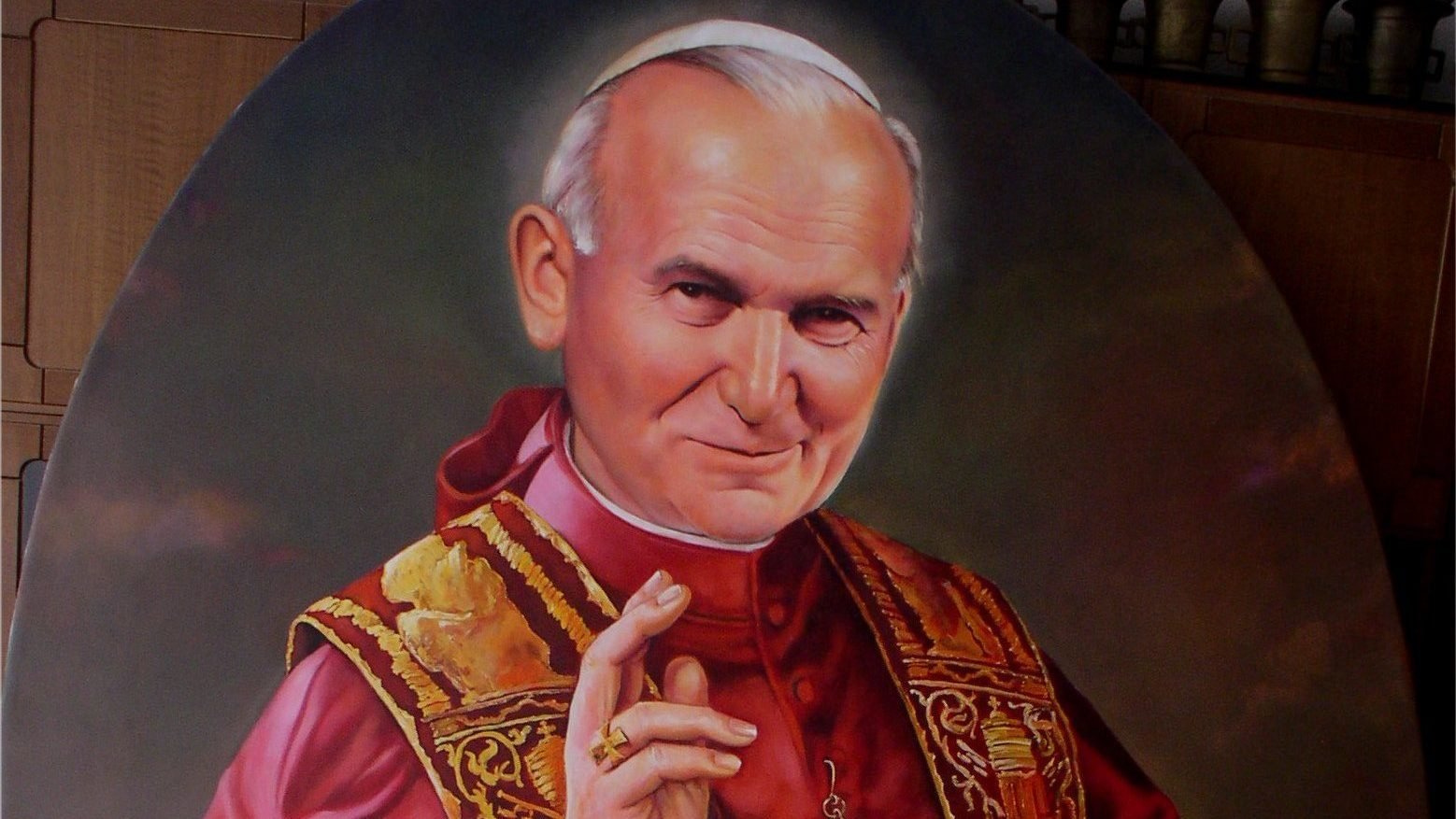 Portrait of St. Pope John Paul II, by Zbigniew Kotyłło, born 1953. (Wikimedia Commons)
