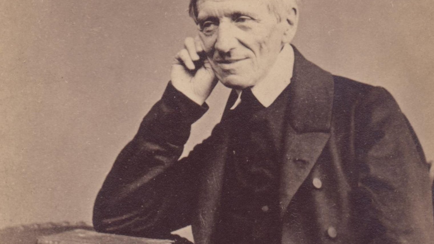 Saint John Henry Newman is pictured in an 1865 photo. (CNS photo/courtesy Fathers of the Birmingham Oratory)
