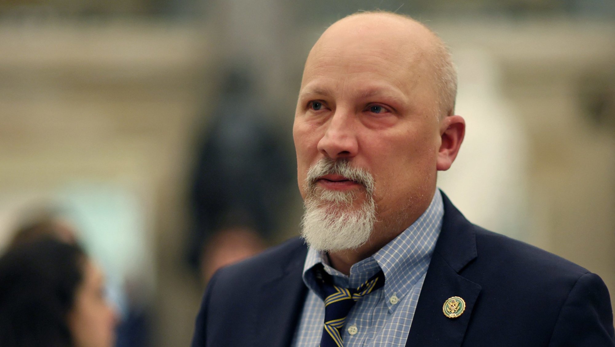 U.S. Rep. Chip Roy, R-Texas, walks to the House Chamber in the Capitol building in Washington Jan. 25, 2023. Legislation introduced by Roy and 25 House Republicans and a companion bill sponsored by Sen. Mike Lee, R-Utah, in the Senate, seeks the repeal of the FACE Act, calling it an unconstitutional weaponized use of federal power. (OSV News photo/Leah Millis, Reuters)