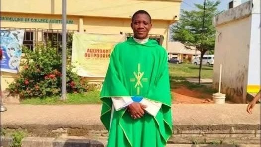 Nigerian Father Tobias Chukwujekwu Okonkwo, pictured on an undated photograph, was shot dead by unidentified assailants, at lhiala, along Onitsha-Owerri Expressway, Diocese of Nnewi said in a Dec. 27, 2024 statement. (OSV News photo/courtesy Eze Emmanuel Facebook)