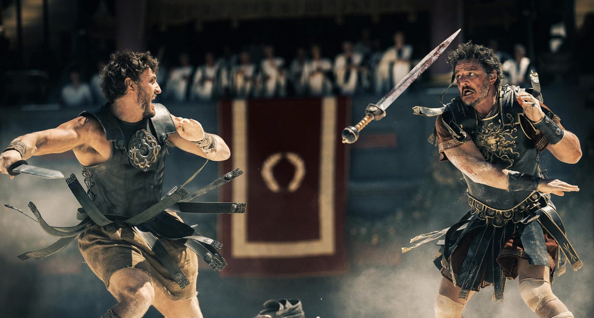 Paul Mescal and Pedro Pascal in “Gladiator II.” (IMDB)
