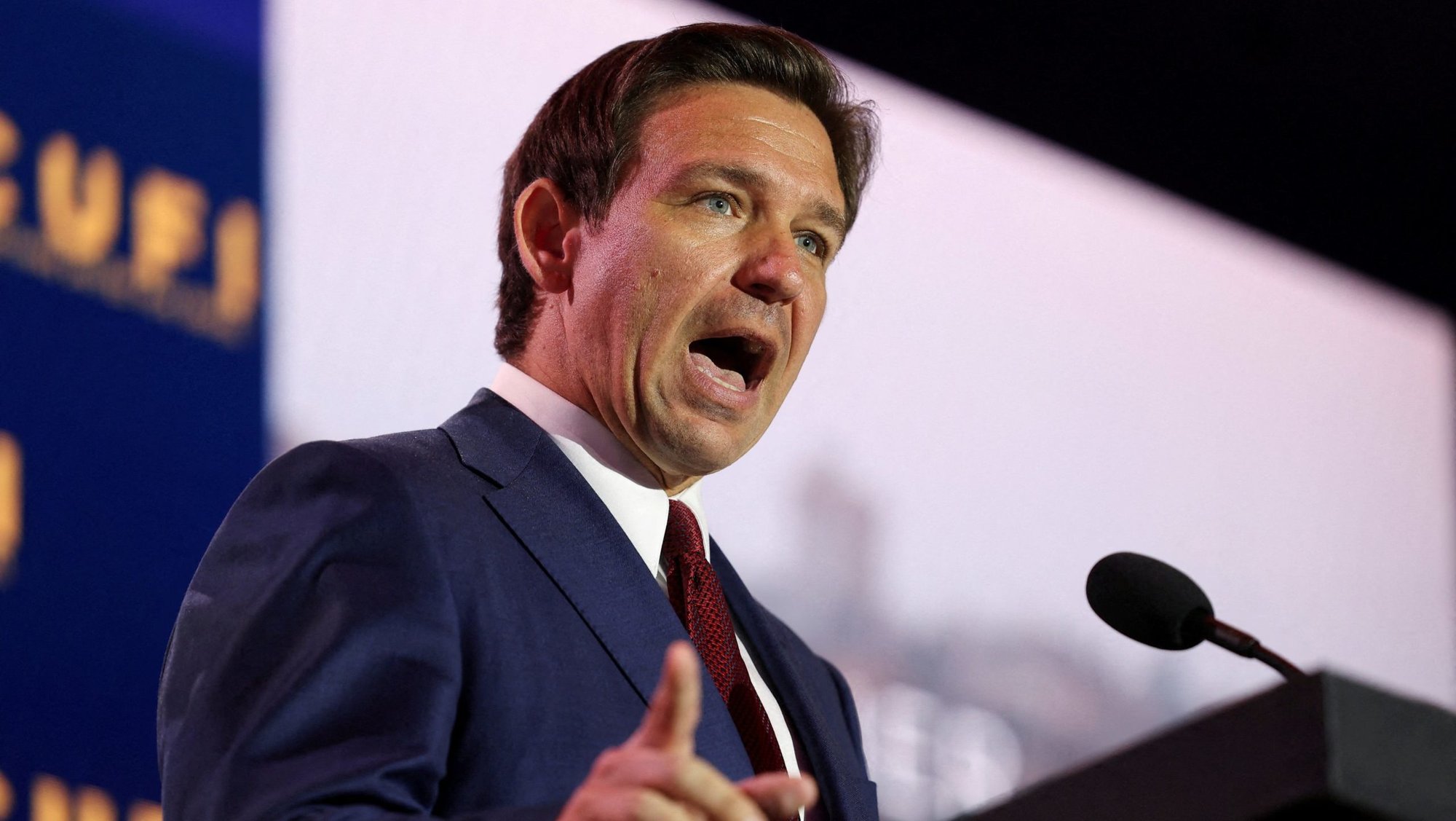 Florida Gov. Ron DeSantis is pictured in a July 17, 2023, photo. DeSantis will be among the speakers at the 52nd annual March for Life rally in Washington Jan. 24, 2025. (OSV News photo/Kevin Wurm, Reuters)