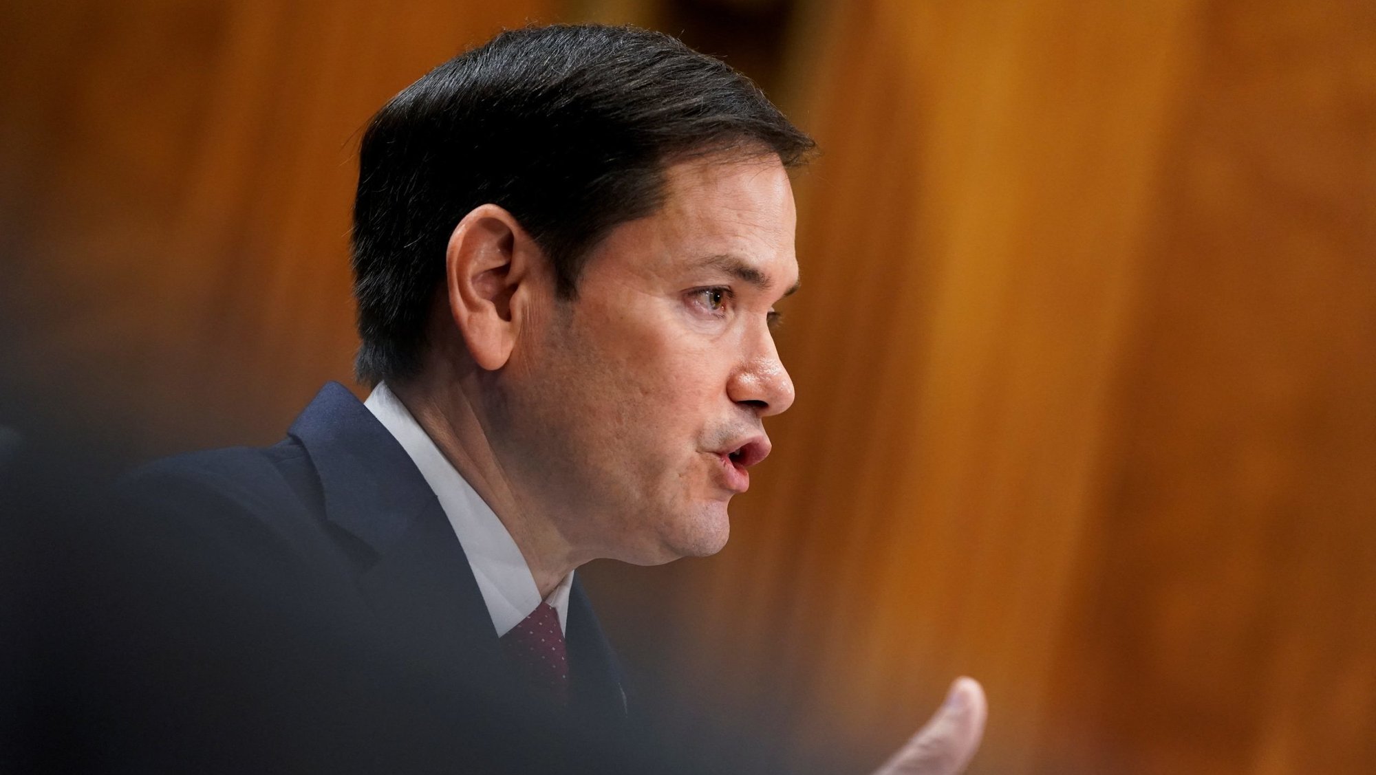 U.S. Sen. Marco Rubio, now secretary of state, testifies during a Senate Foreign Relations Committee confirmation hearing on Capitol Hill Jan. 15, 2025. (OSV News/Nathan Howard, Reuters)