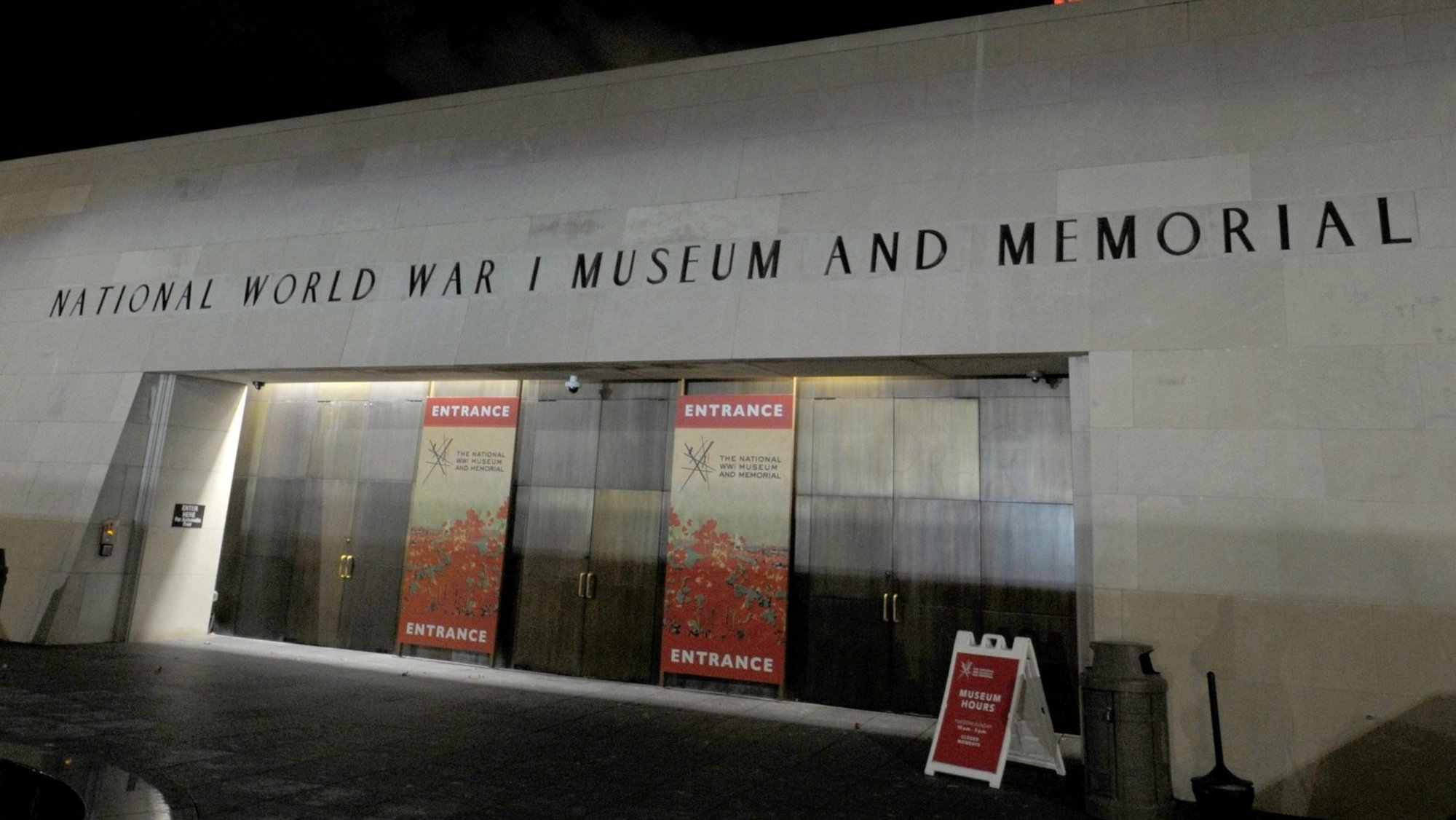 The entrance to the National WWI Museum and Memorial in Kansas City, Mo., is pictured in a Nov. 9, 2018, photo. (OSV News photo/Dave Kaup, Reuters)