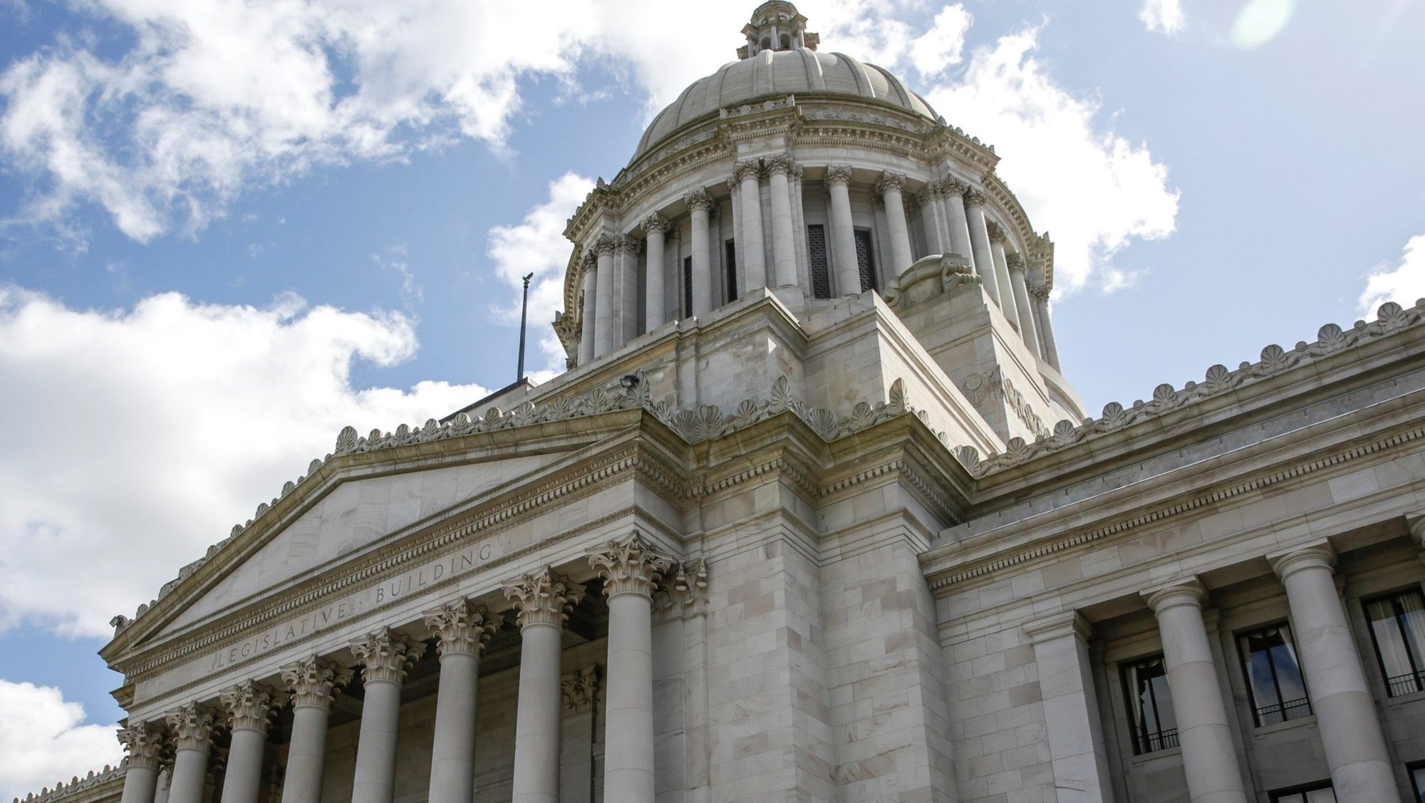 The Washington Capitol is pictured in Olympia April 11, 2020. Legislation that would require clergy to report child abuse or neglect in Washington state has been sent to Democratic Gov. Bob Ferguson for his signature. Some Catholics argue if it becomes law, it will force priests to break the seal of confession. (OSV News photo/Jason Redmond, Reuters)