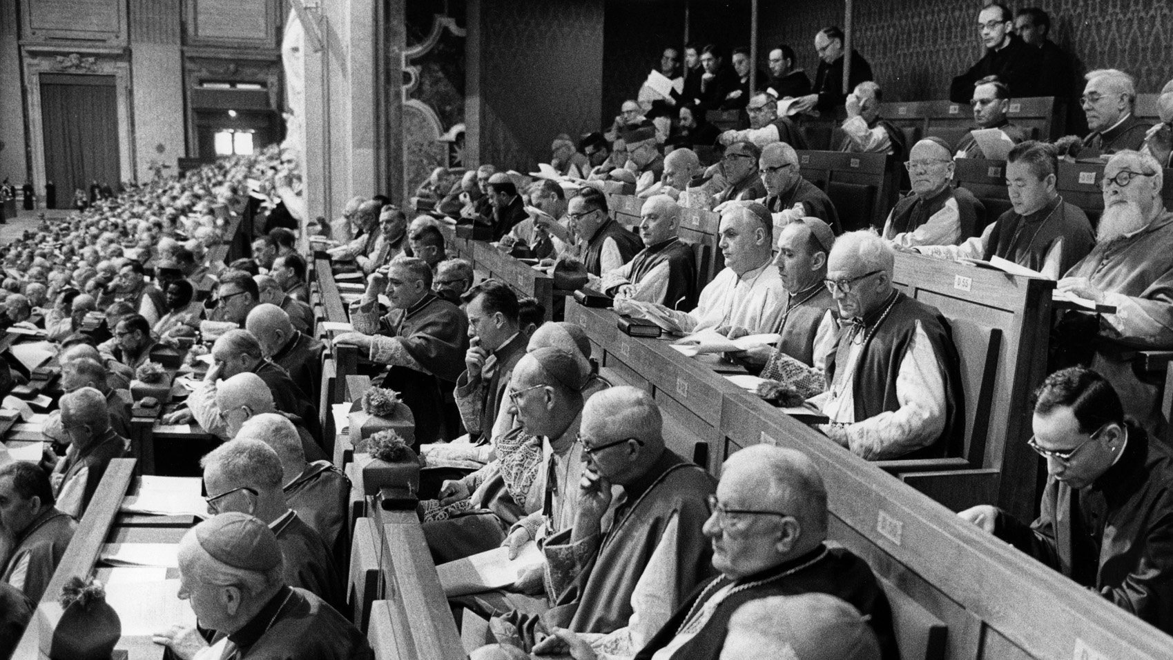 Bishops are pictured in a file photo during a Vatican II session inside St. Peter's Basilica at the Vatican. (OSV News file photo)