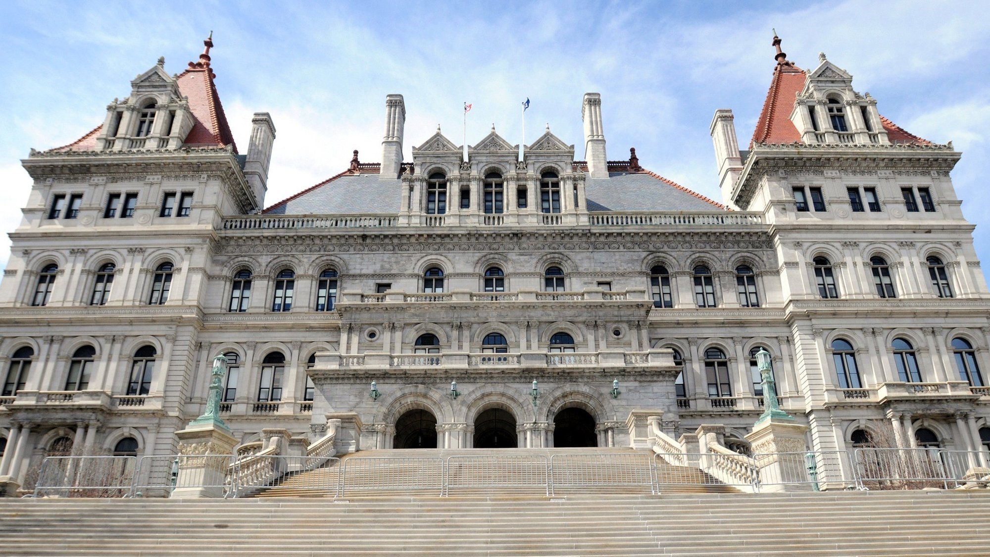 A file photo shows the front of the New York Capitol in Albany. The New York Senate passed a bill June 9, 2025, that would legalize physician-assisted suicide in the state. The New York Assembly passed it April 29. (OSV News photo/Mike Crupi, Catholic Courier)