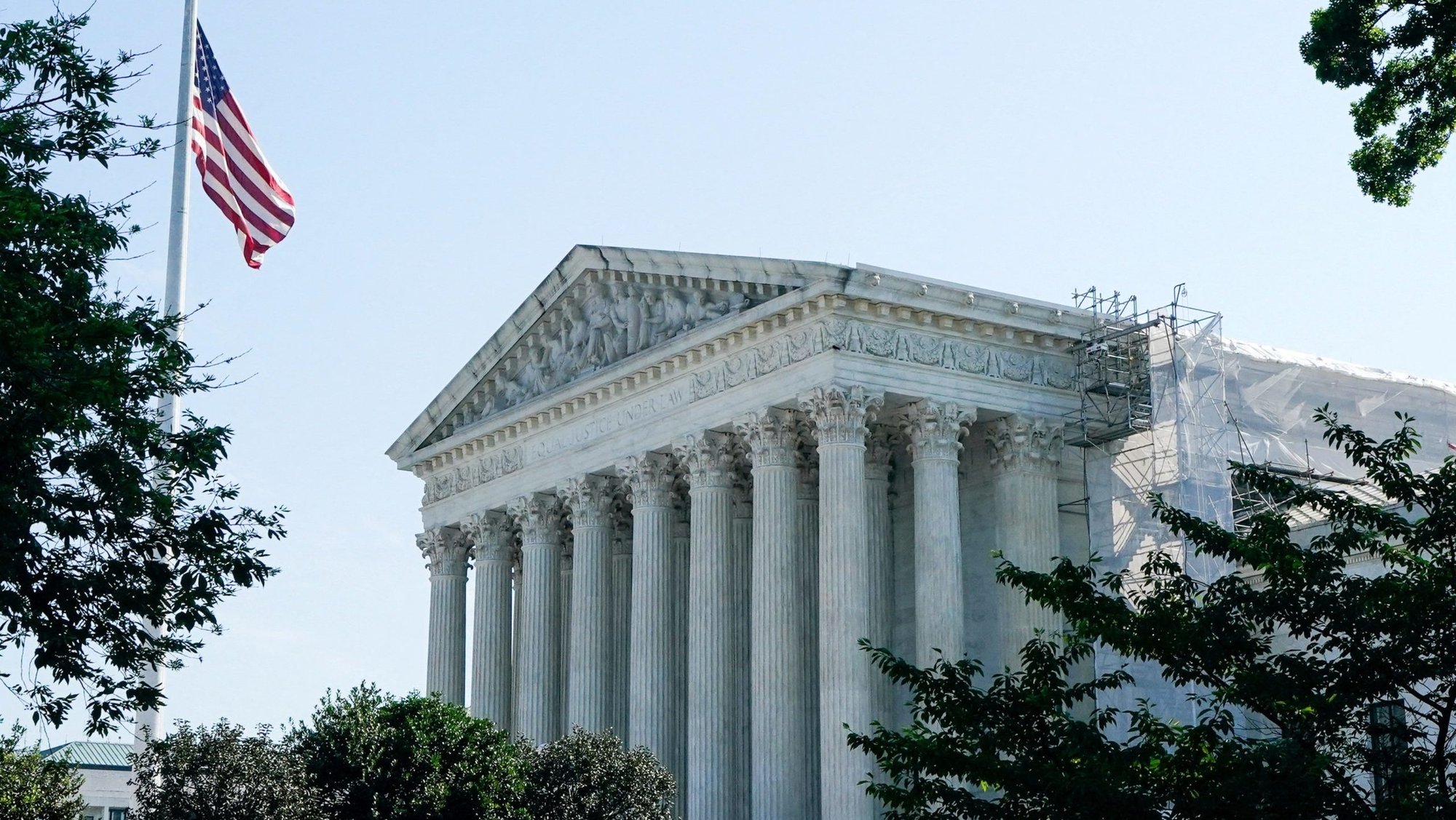 The U.S. Supreme Court building is pictured in Washington June 14, 2024. On June 16, 2025, the nation's highest court ordered New York courts to reconsider Diocese of Albany v. Harris, a case challenging New York's abortion-coverage mandate, in light of Becket’s unanimous victory in Catholic Charities Bureau v. Wisconsin Labor & Industry Review Commission. (OSV News photo/Elizabeth Frantz, Reuters)